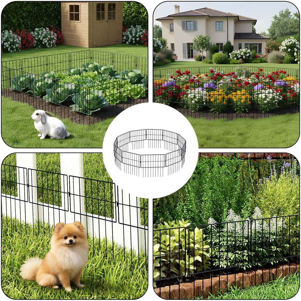 Levede Metal Animal Barrier Garden Fence 43 x 30.5cm 25 Pack Image 5