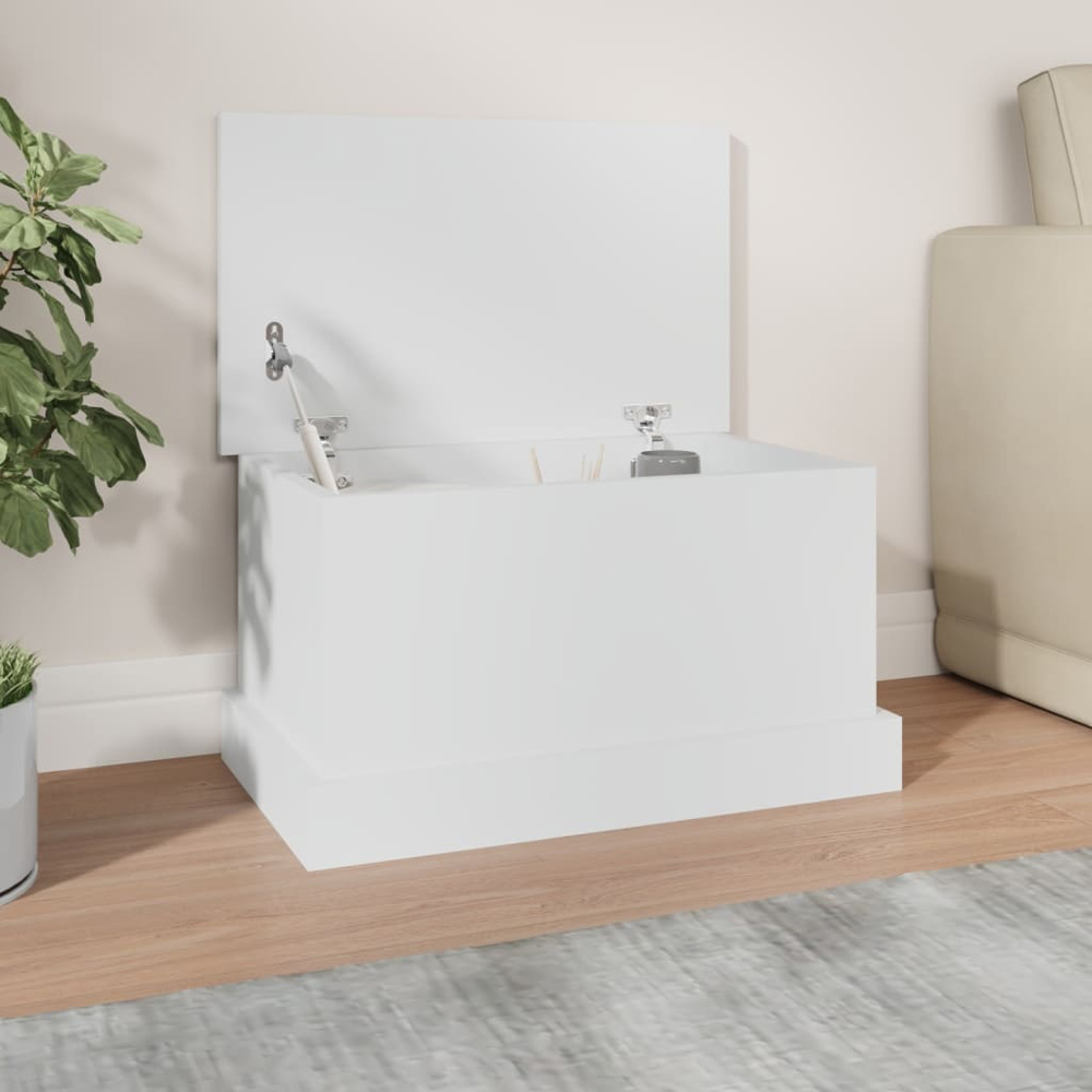 Walplus White Storage Box with Lid Image 4