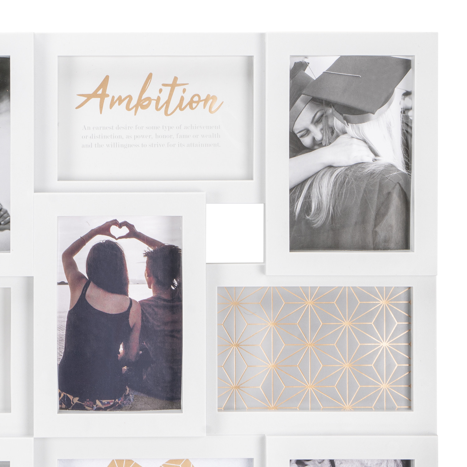 Hendon Grey 24 Aperture Collage Photo Frame Image 2