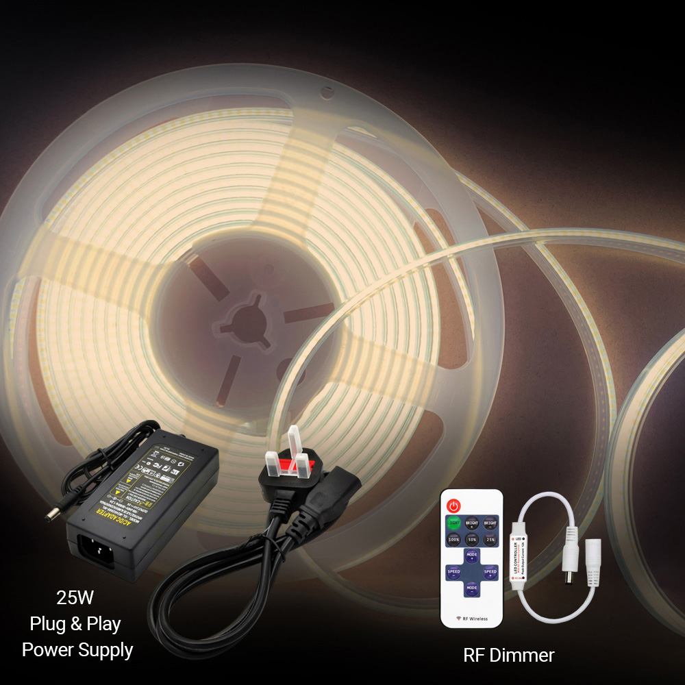 ENER‑J Coollight White 480 LED 4000K Plug and Play Strip Light Kit with Remote 5m Image 3