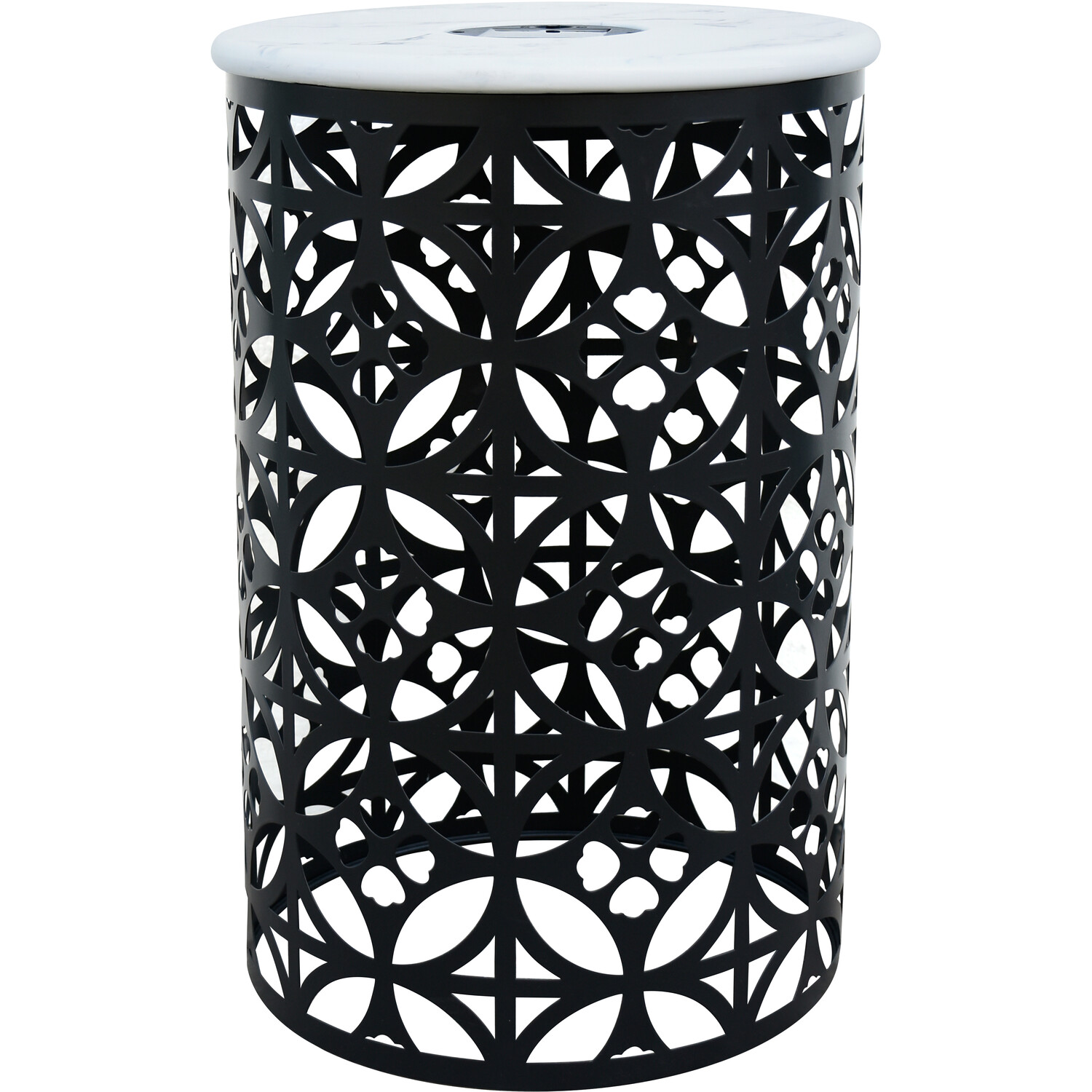 Hudson Solar Table - Black and White Image 2