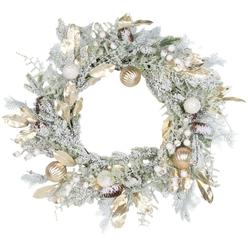 Gold Leaf Wreath Image 2