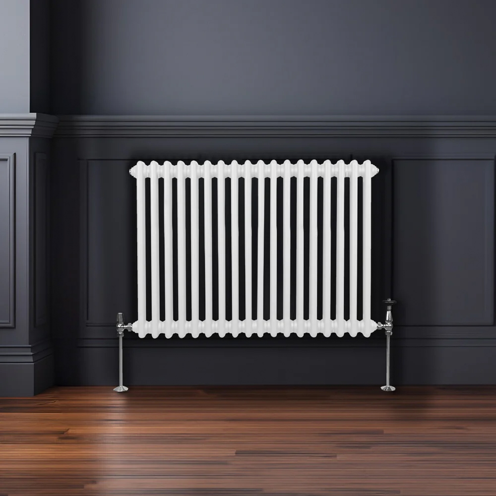 Monster Shop 3499 BTU White Traditional 2 Column Radiator 600 x 832mm Image 2