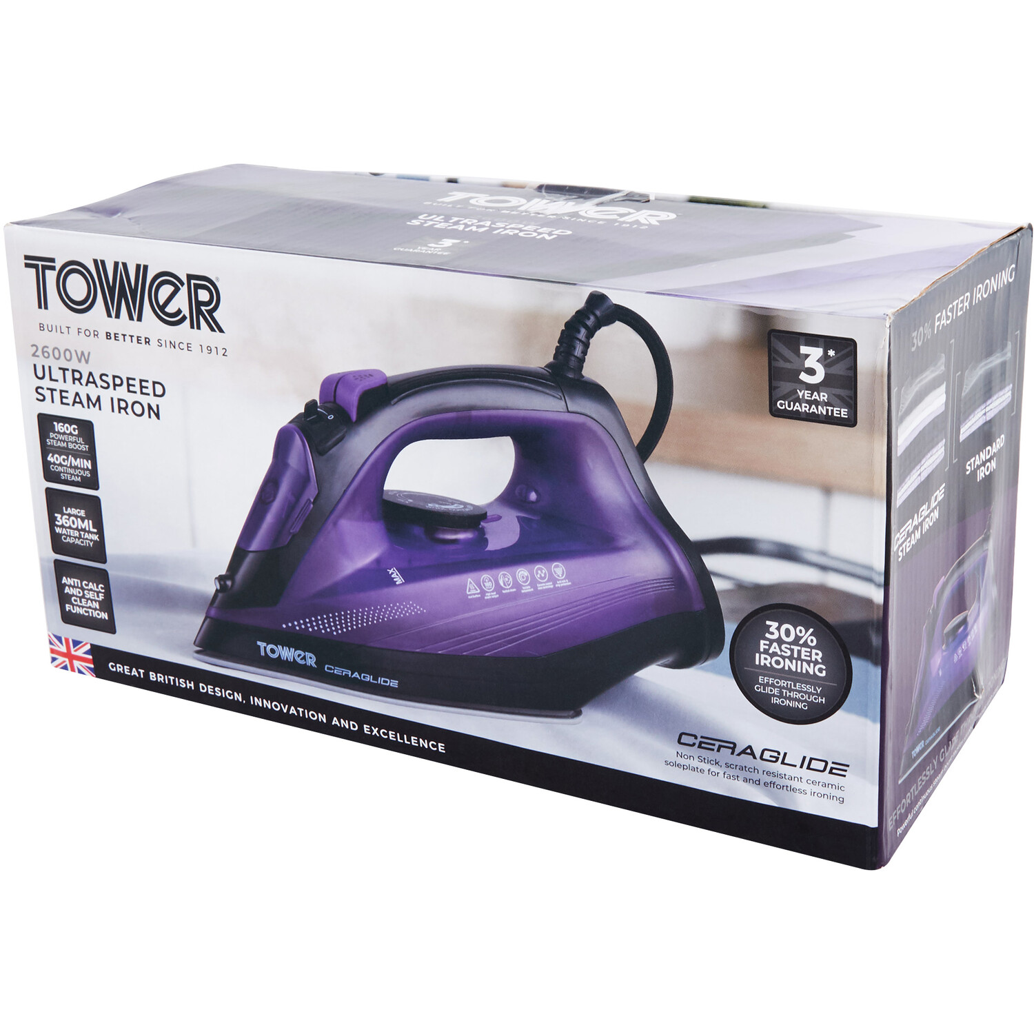 Tower Ceraglide Ultraspeed Iron 2600W Image 3