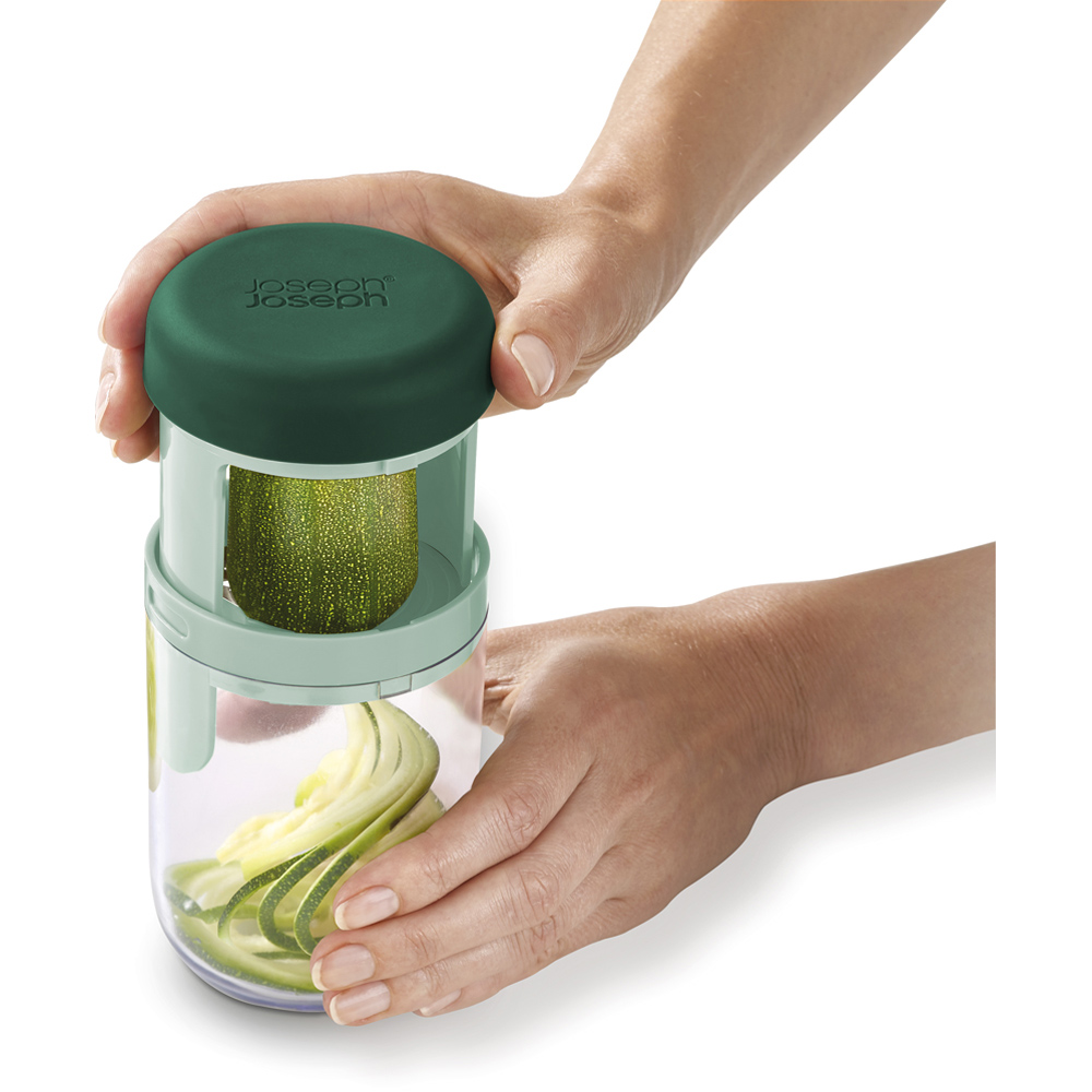 Joseph Joseph Spiro Sage Green Hand-Held Spiralizer Image 9
