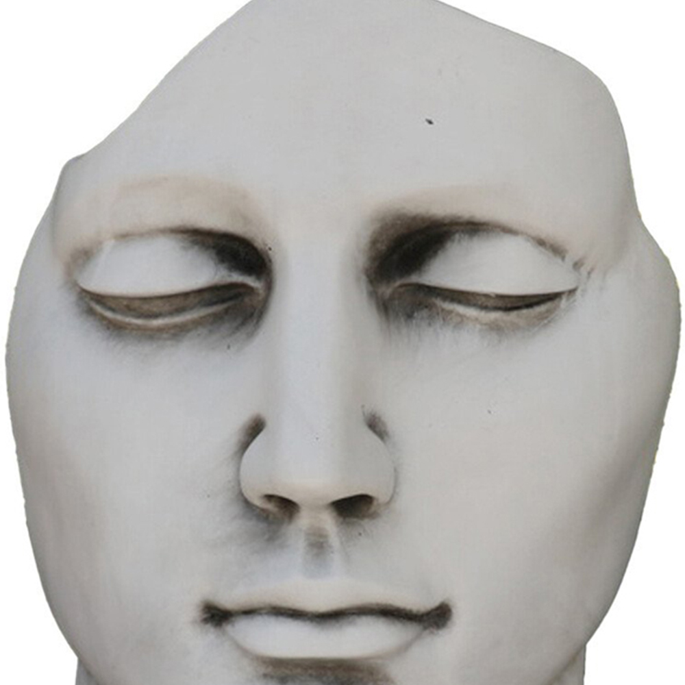 Face Sculptural Statue Grey Image 4