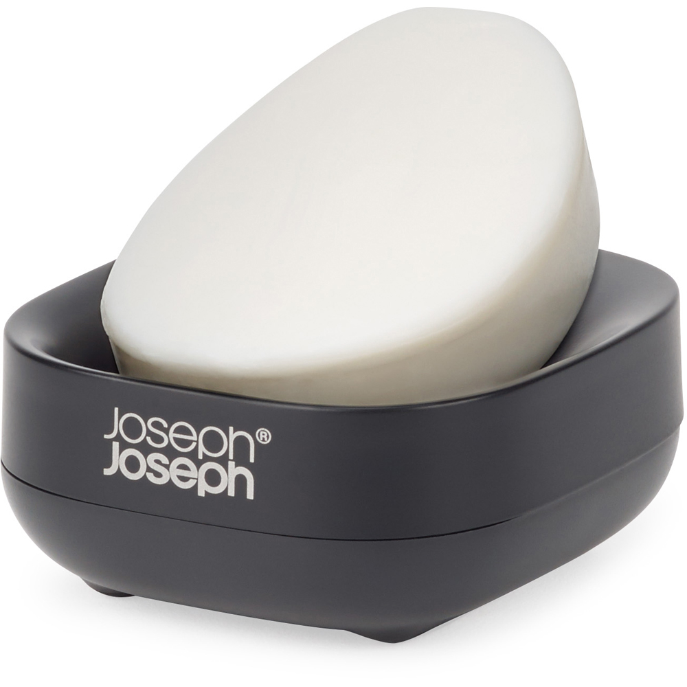 Joseph Joseph Slim Black Compact Soap Dish Image 2