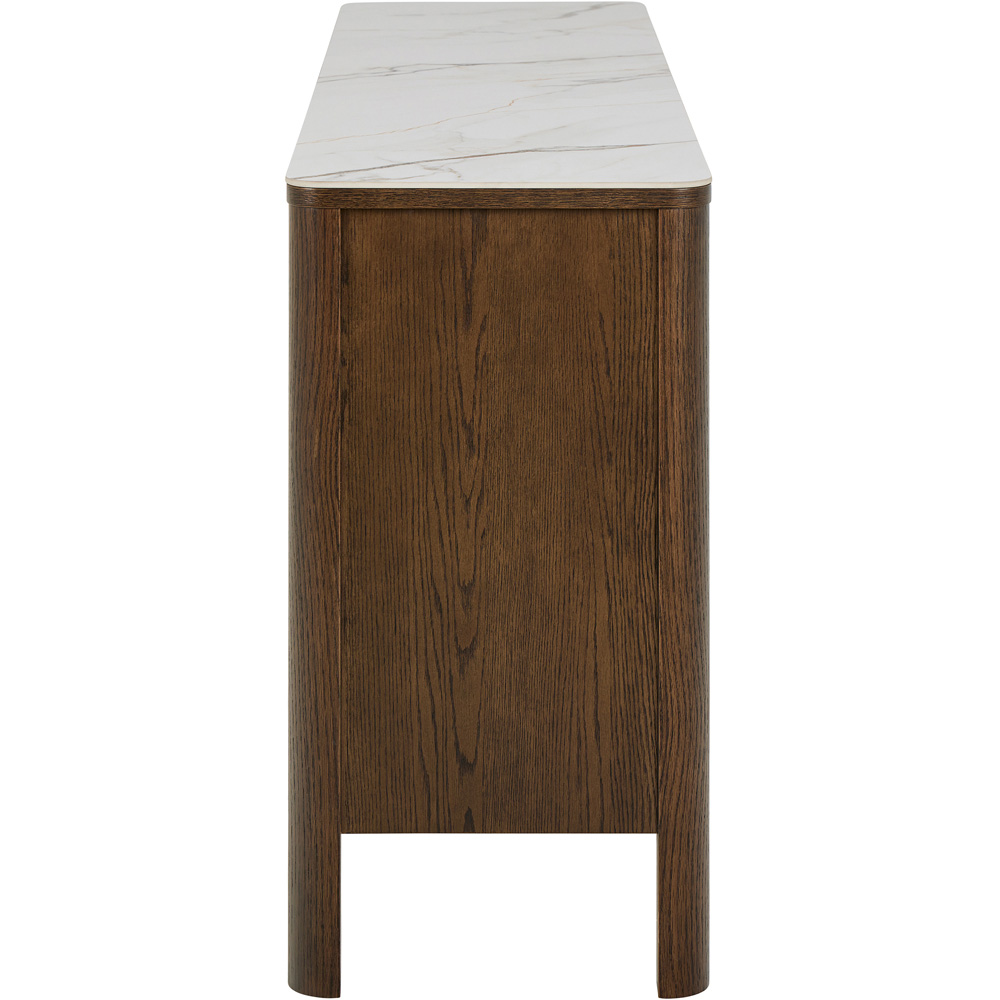 Furniture To Go Southampton Cream Ceramic 2 Door 2 Drawer Sideboard Image 3