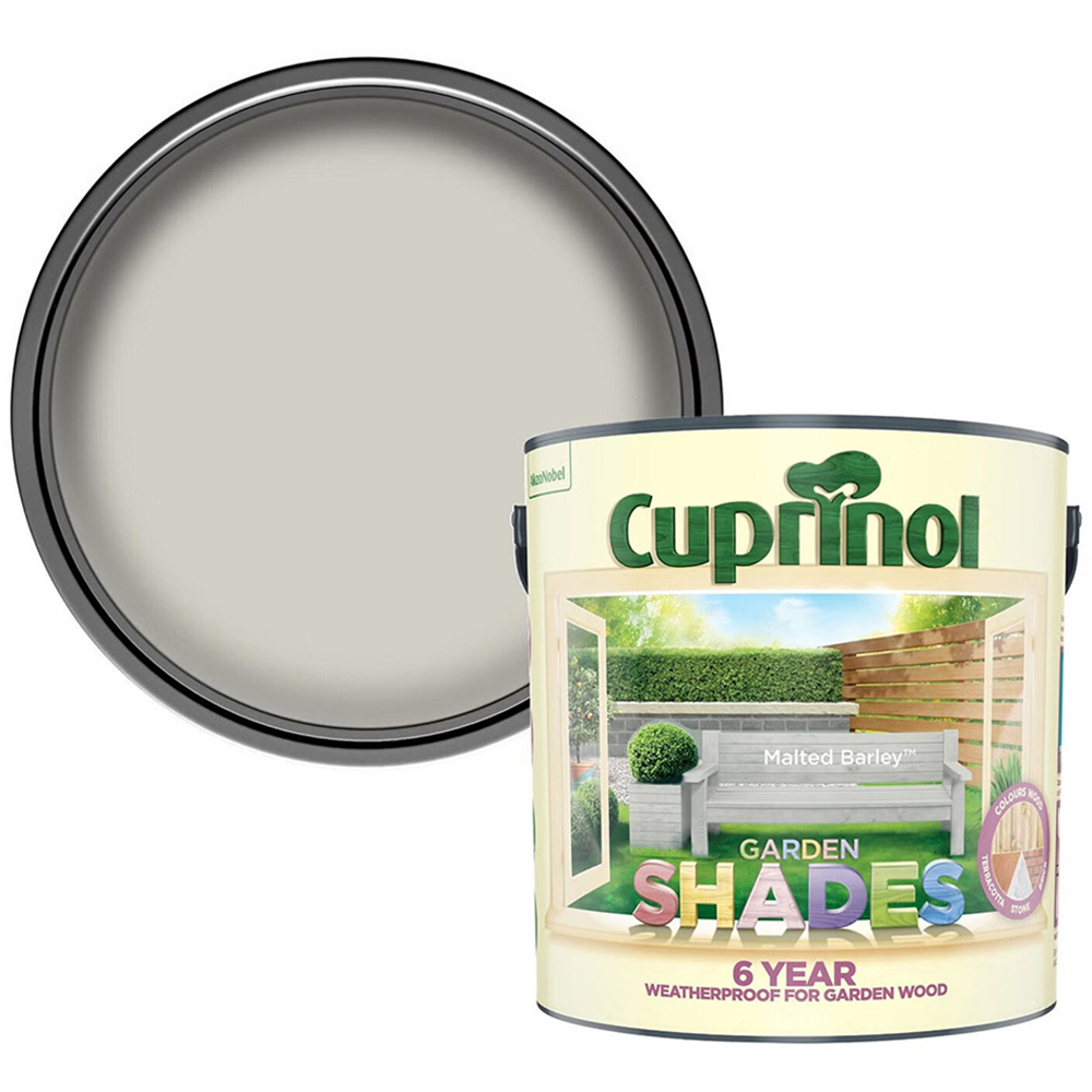 Cuprinol Garden Shades Malted Barley Exterior Paint 2.5L Image 1