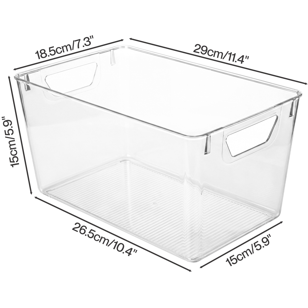 Toque Clear Fridge Storage Bin 6 Pack Image 9