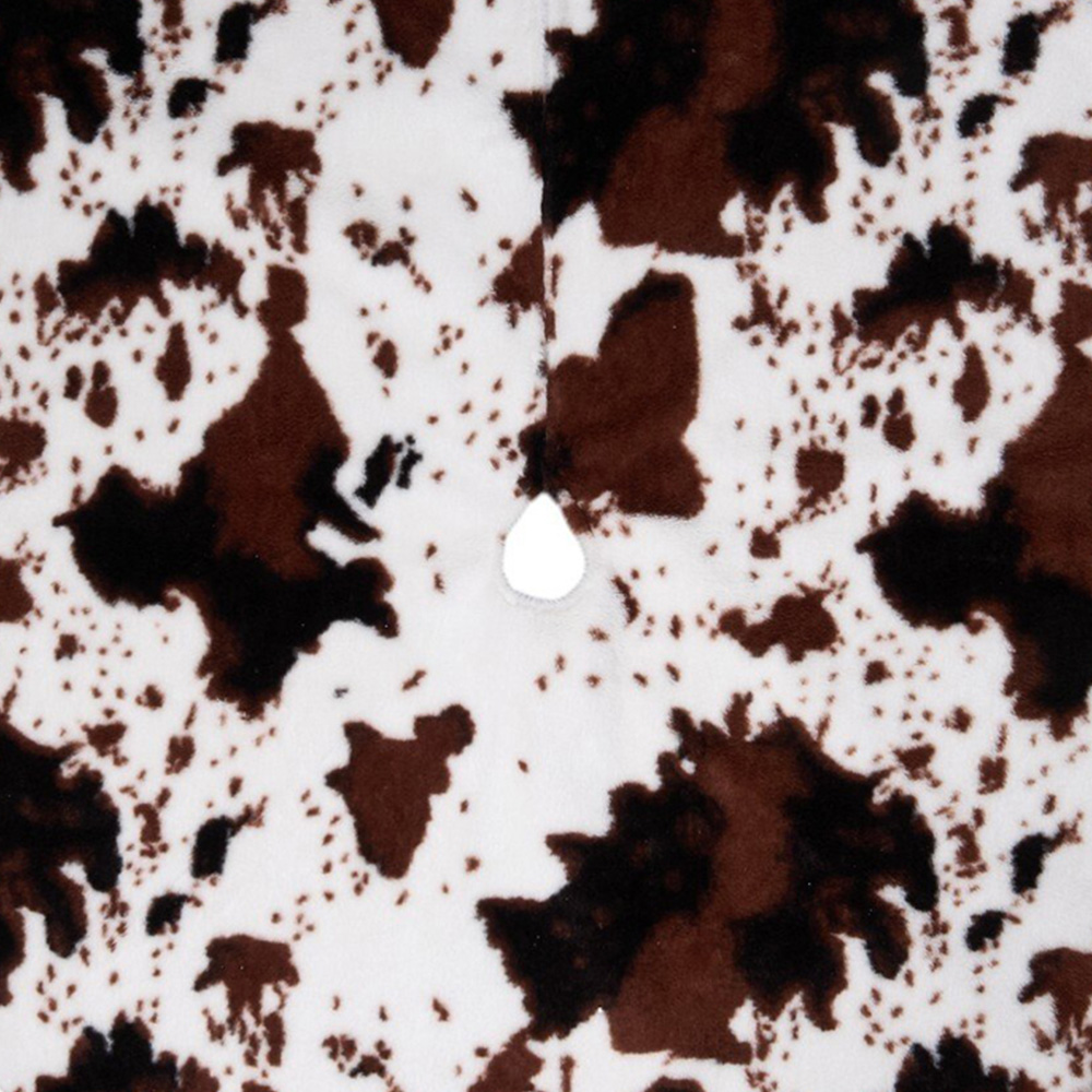 Cow Print Tree Skirt White Image 3