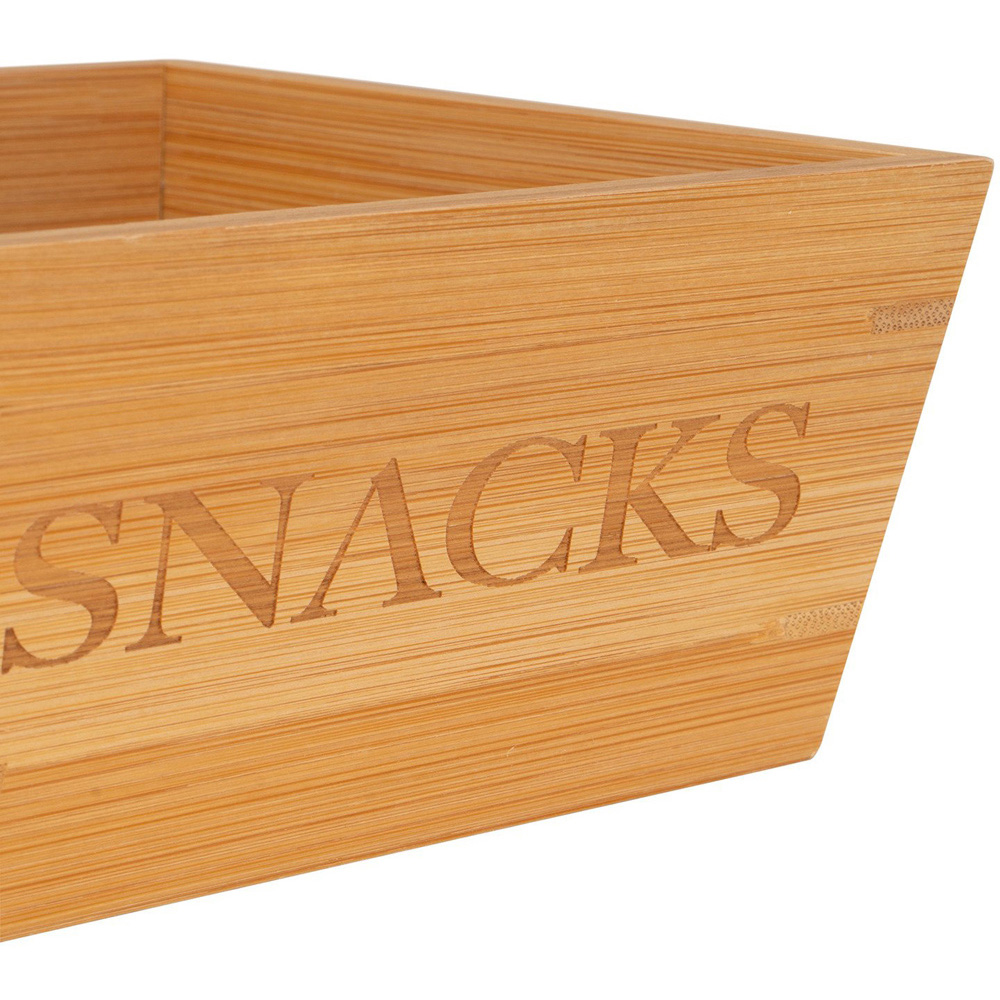 Bamboo Square Bowl Image 3