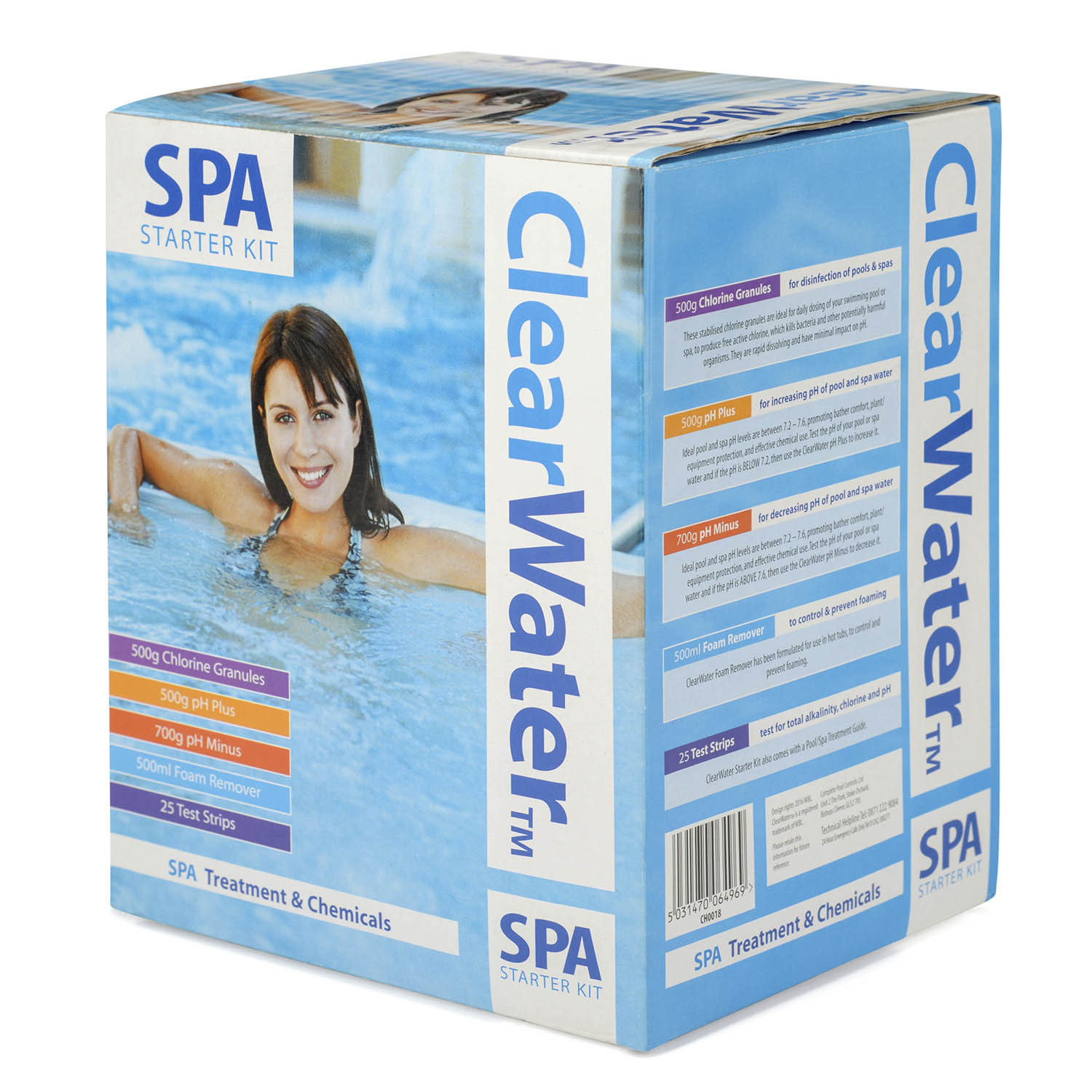 ClearWater Spa and Hot Tub Chemical Starter Kit Image 4