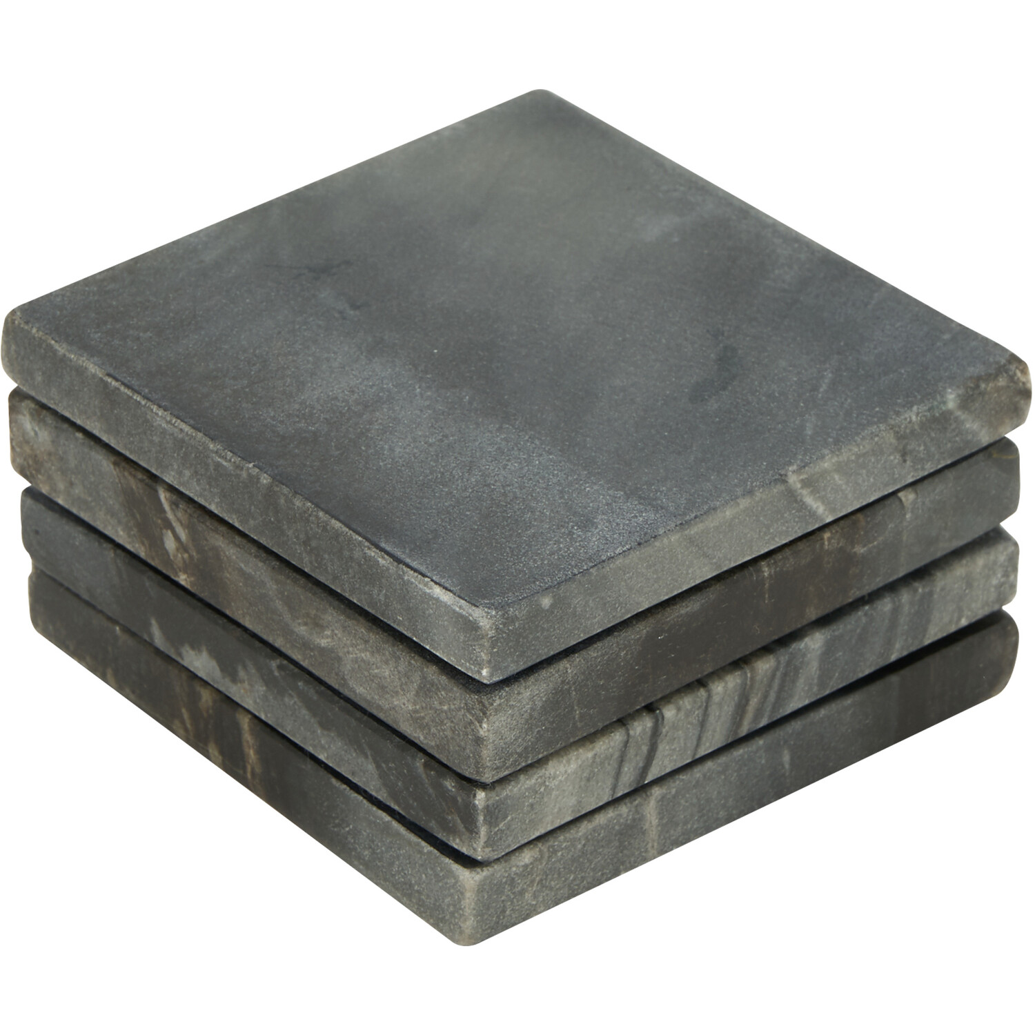 Grey Marble Square Coaster Image 2