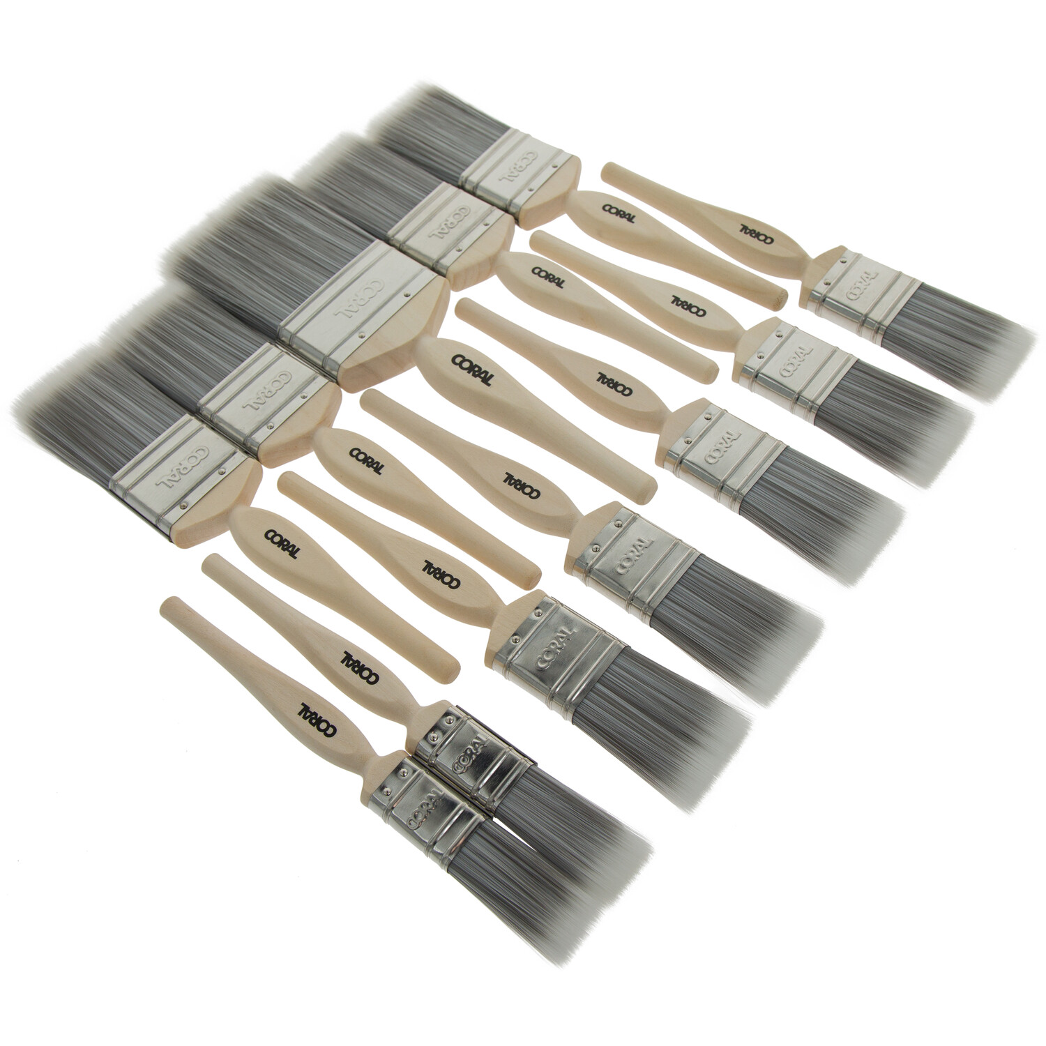 Coral Painters Dozen Paint Brush Set Image 3