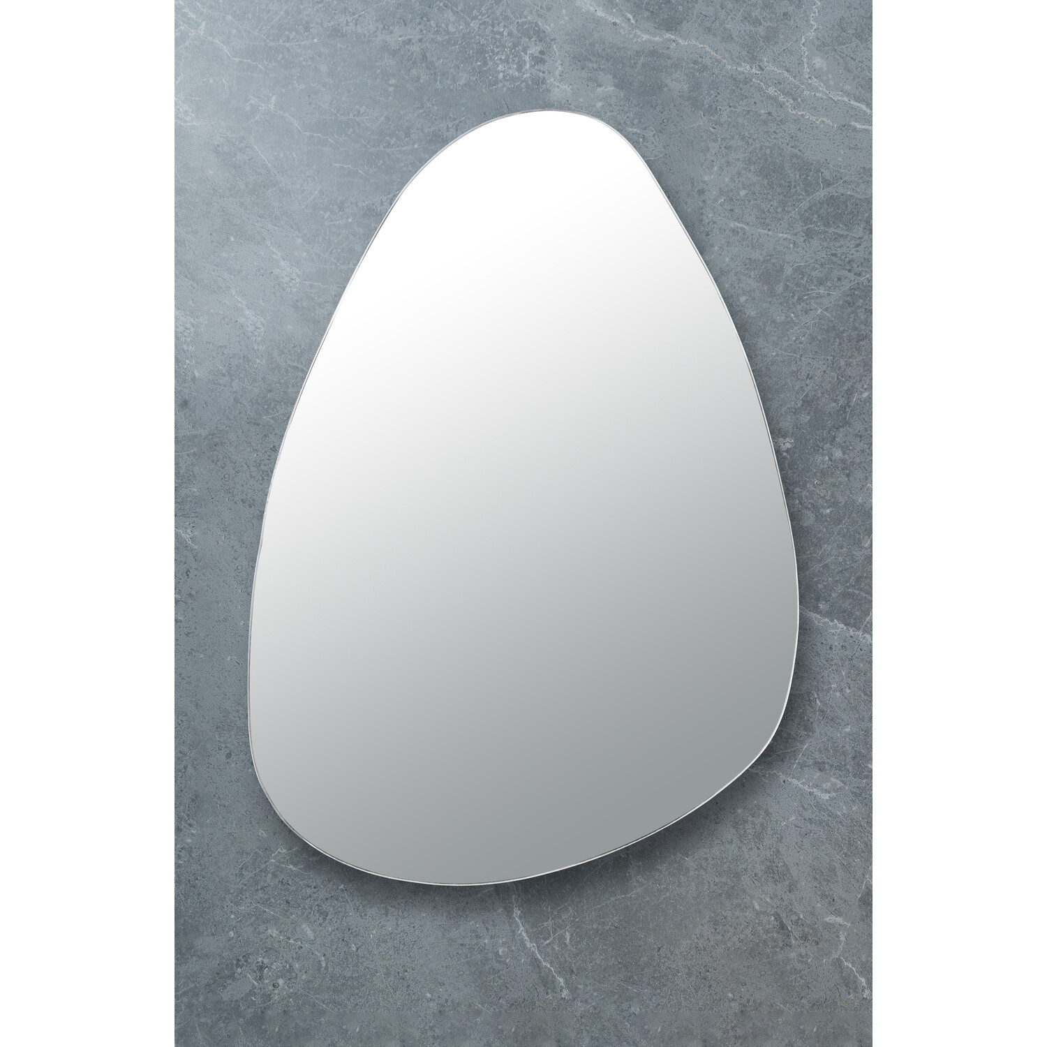 Atlanta Teardrop Bathroom Mirror 70 x 50cm Image 2