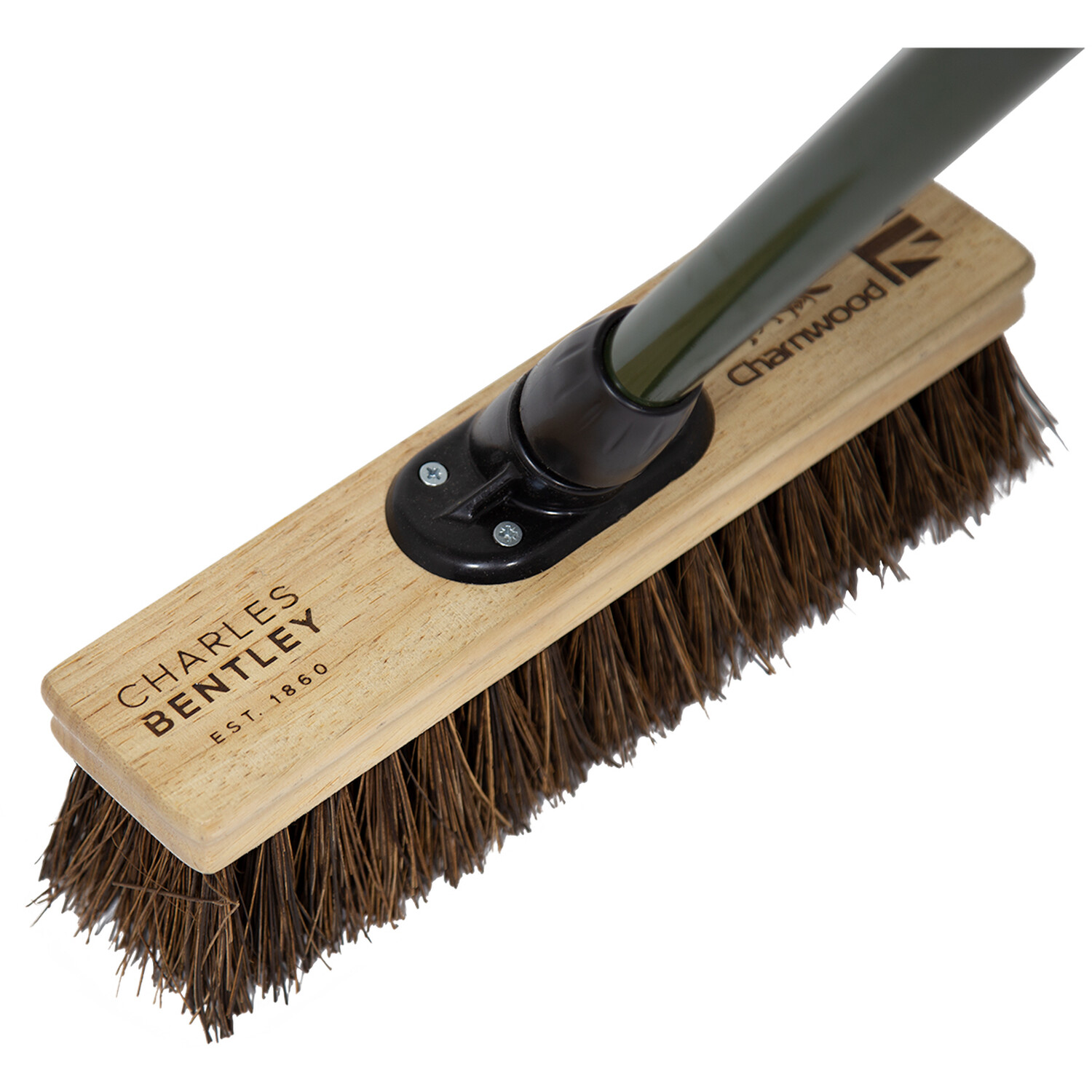 Charles Bentley Charnwood Bassine Brush Broom with Handle Image 4