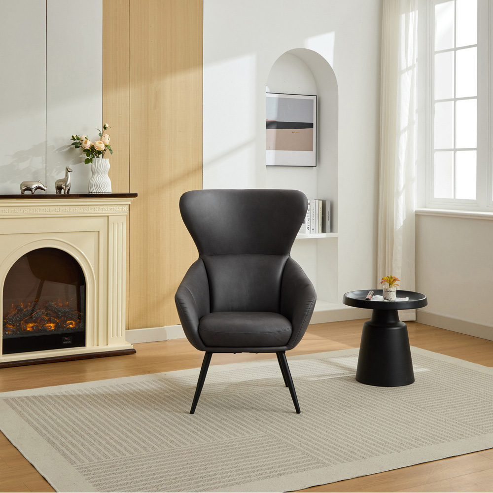 Furbo Graphite Accent Chair Image 3