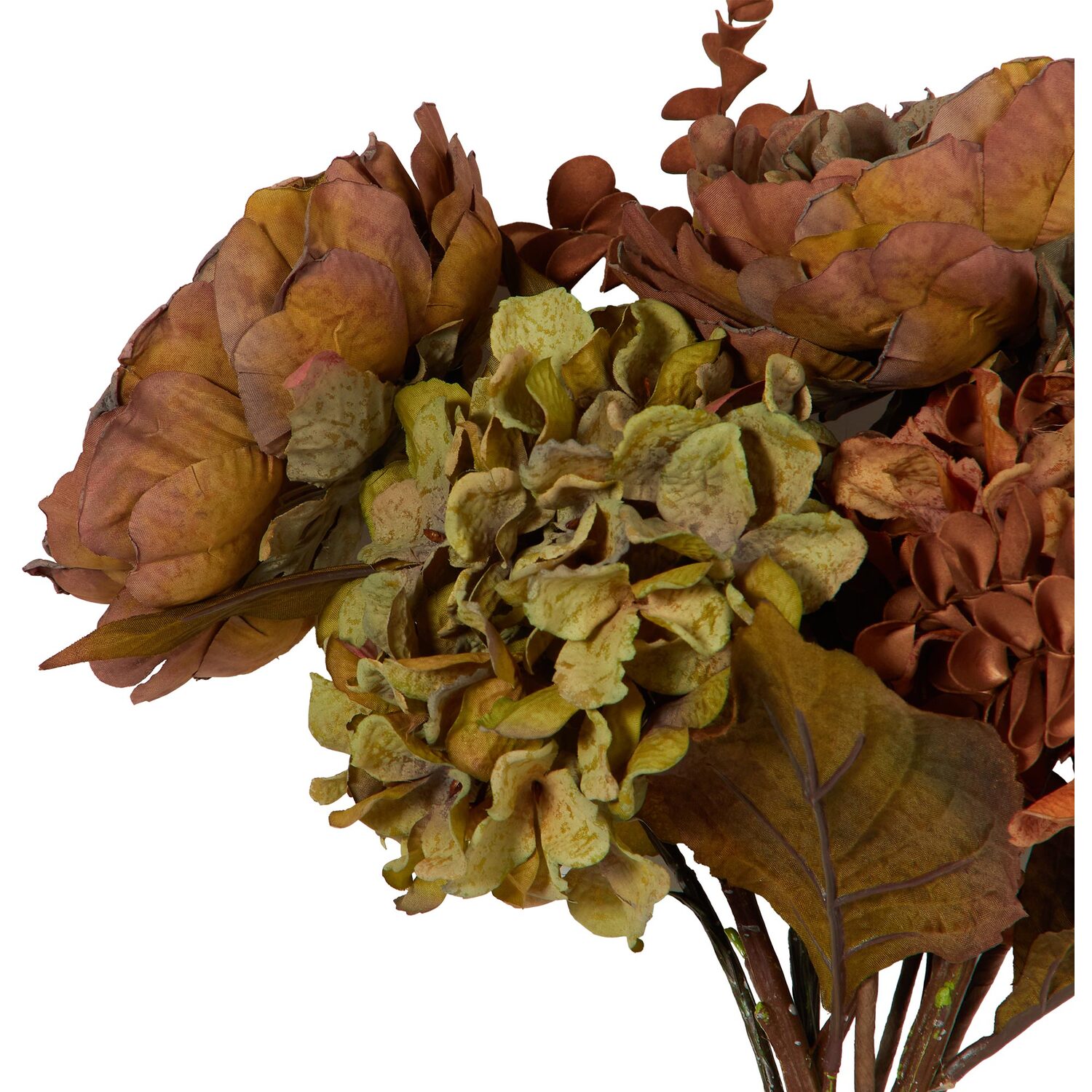 Burnt Orange Hydrangea Bouquet  - Orange Image 2