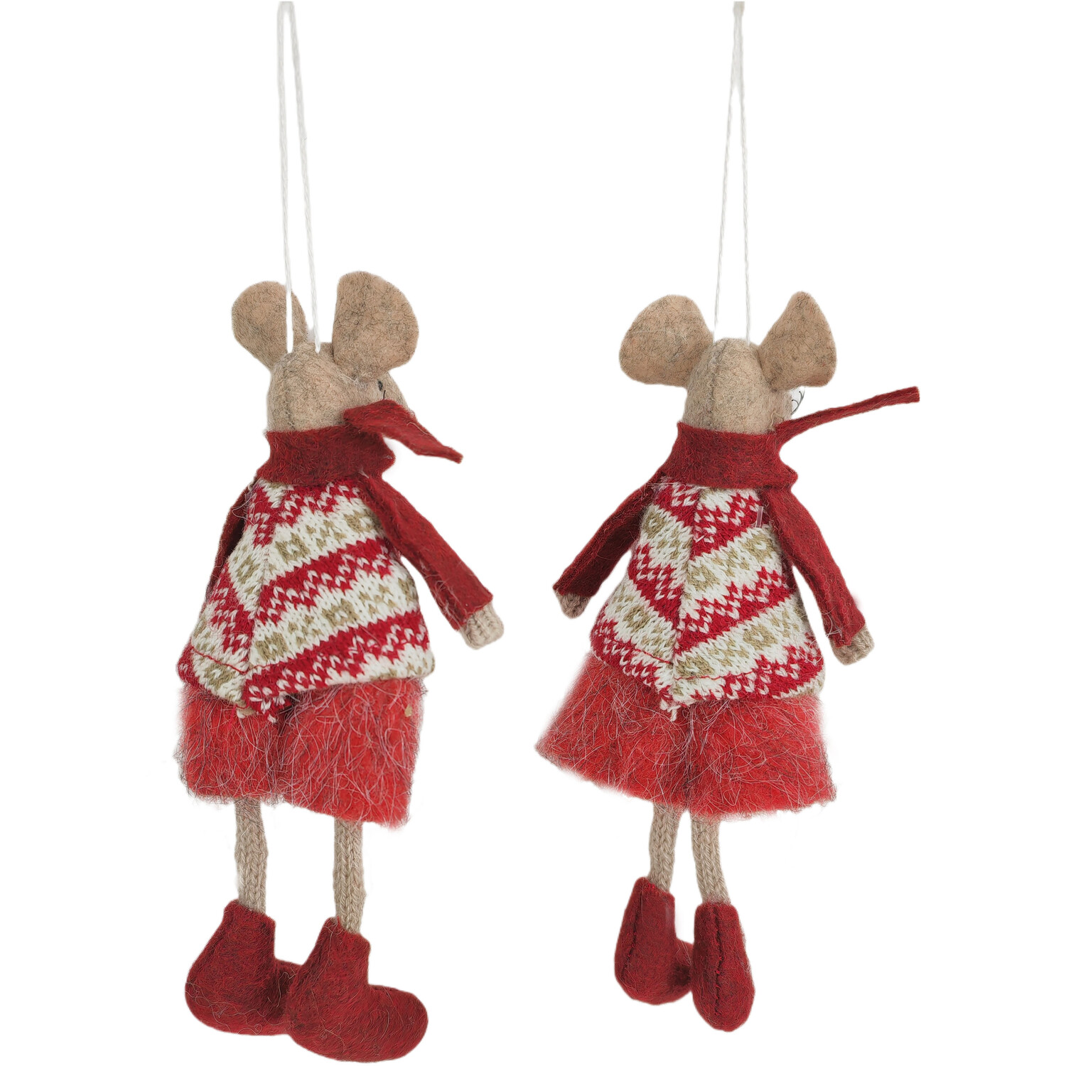 Hanging Fairisle Mouse Multicolour Image 4