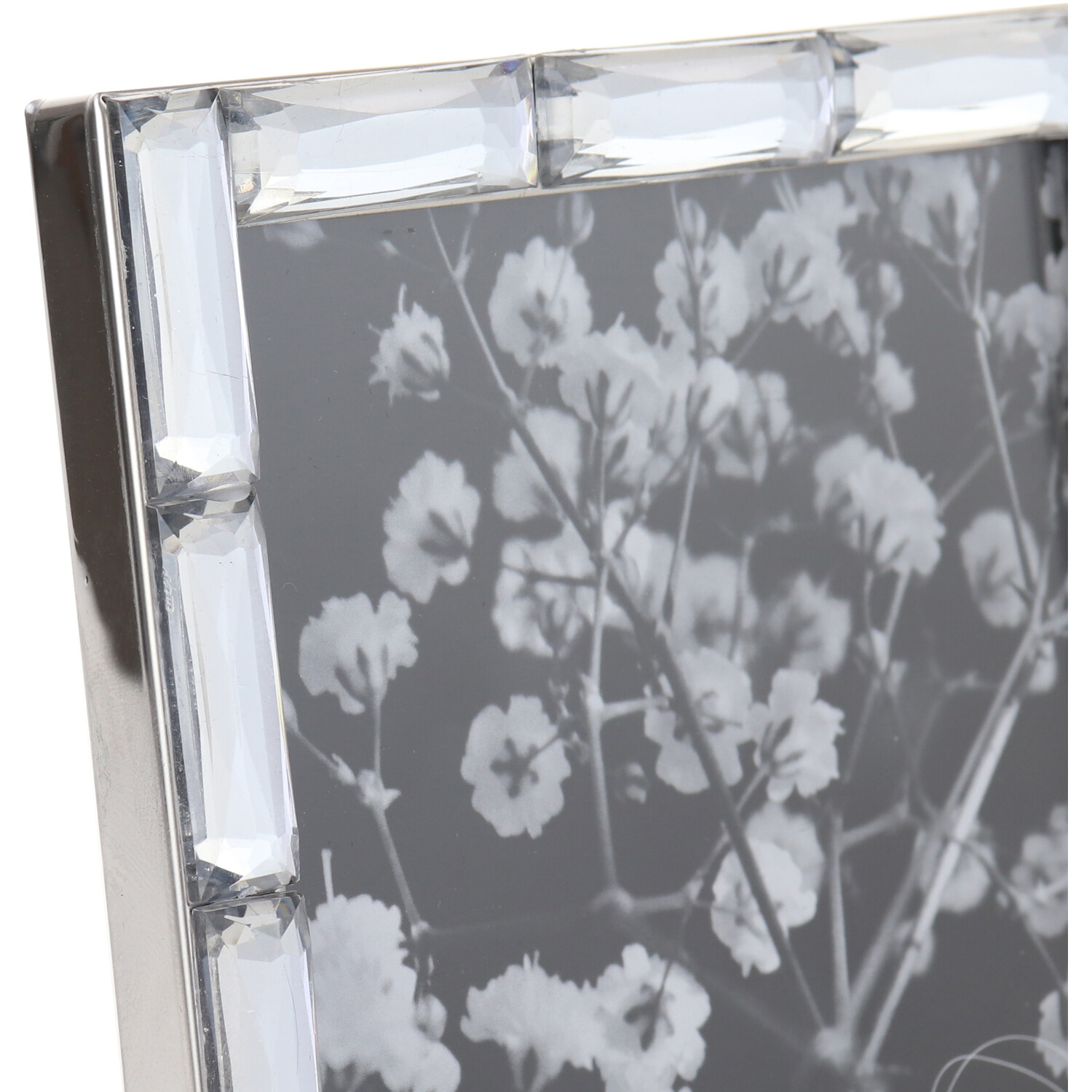 The Port Co. Gallery Maia Silver All Glass Photo Frame 6 x 8 inch Image 6