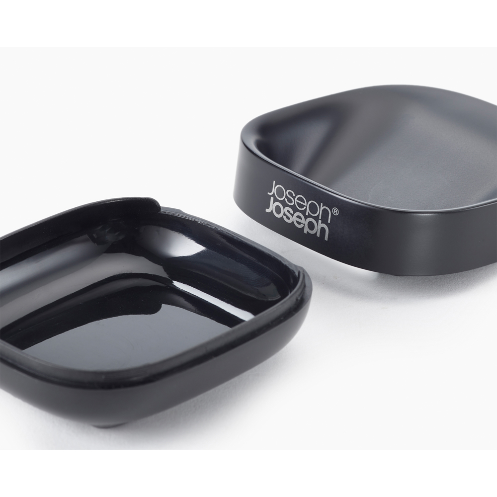 Joseph Joseph Slim Black Compact Soap Dish Image 8