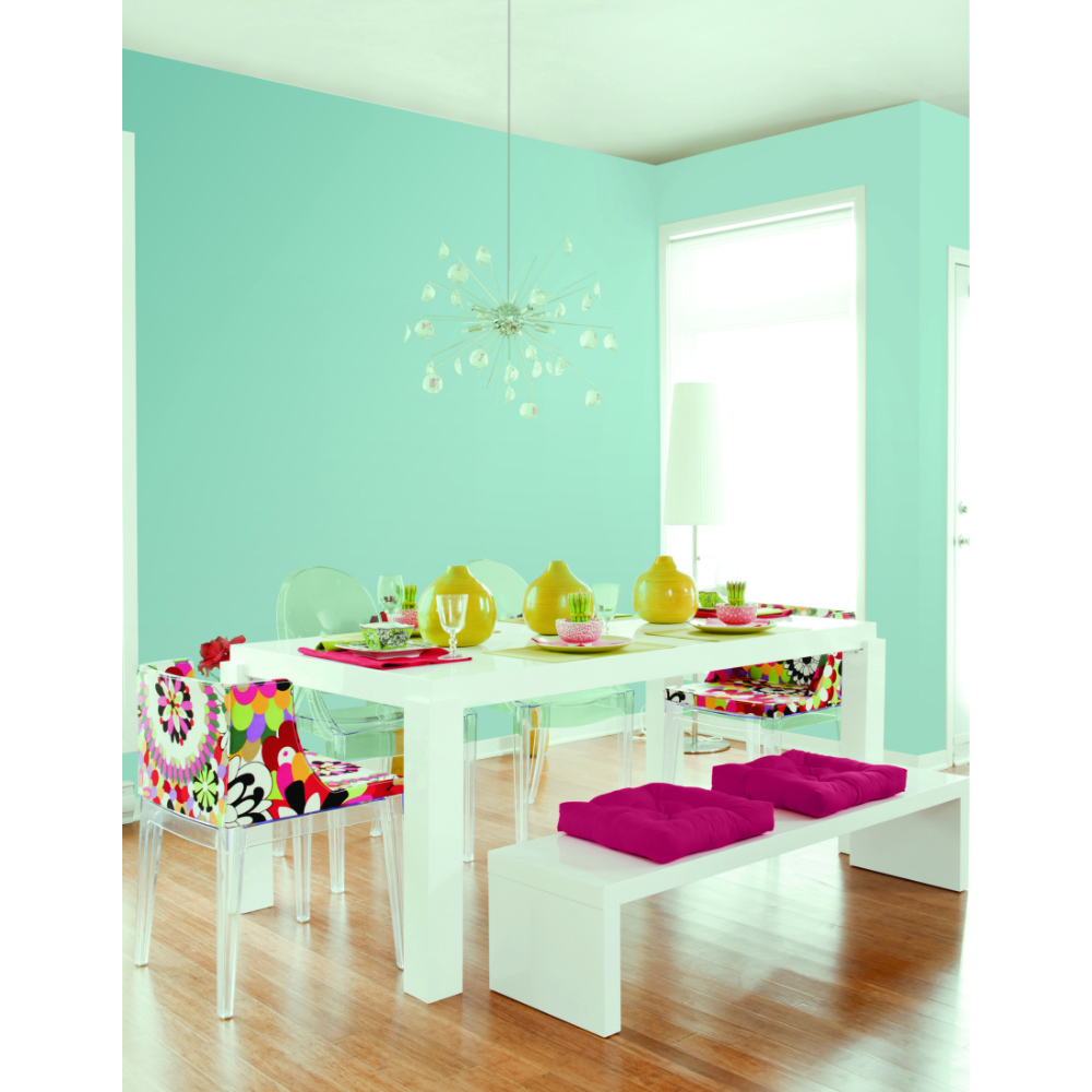 Johnstone's Walls & Ceilings Duck Egg Matt Emulsion Paint 2.5L Image 4