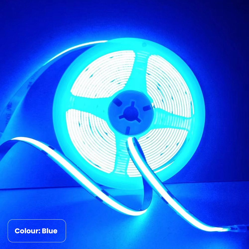 ENER-J 24V 1600 Blue LED COB LED Strip Light 5m Image 3