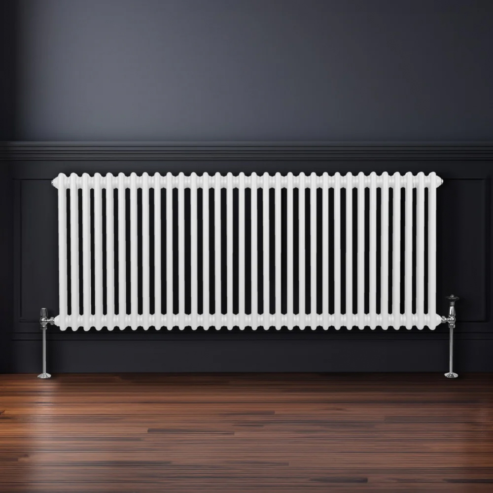 Monster Shop 6220 BTU White Traditional 2 Column Radiator 600 x 1462mm Image 2