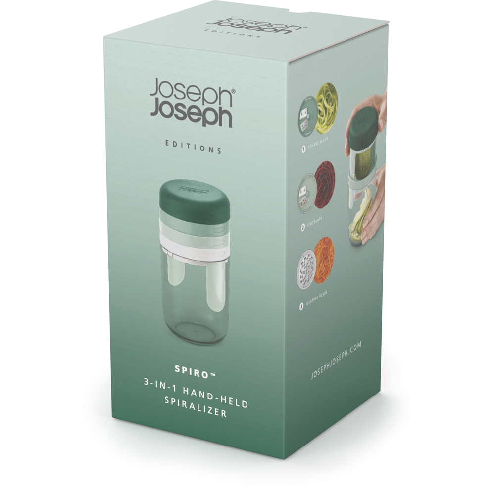 Joseph Joseph Spiro Sage Green Hand-Held Spiralizer Image 3