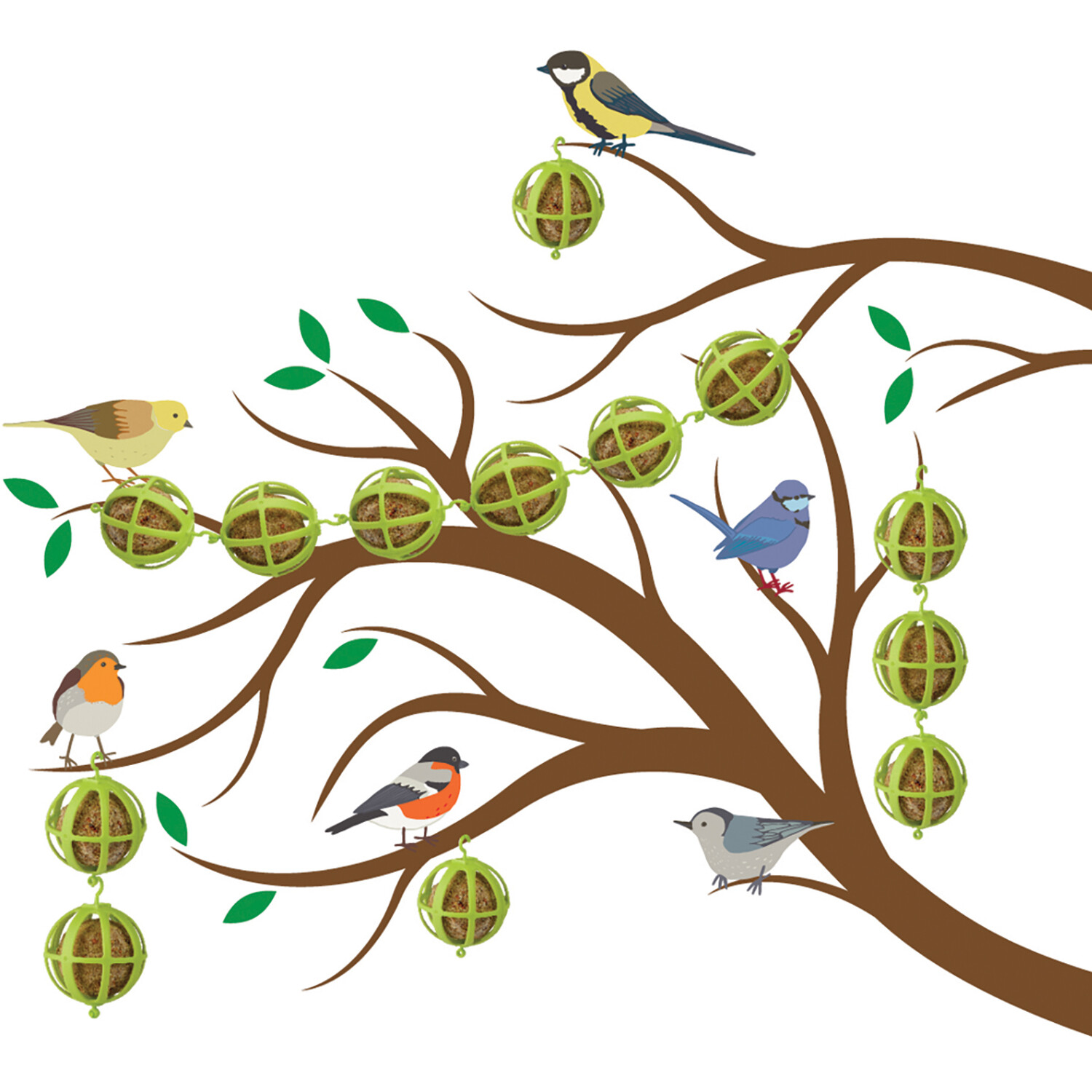 Creative Products Fat Ball Garland Feeder Image 3