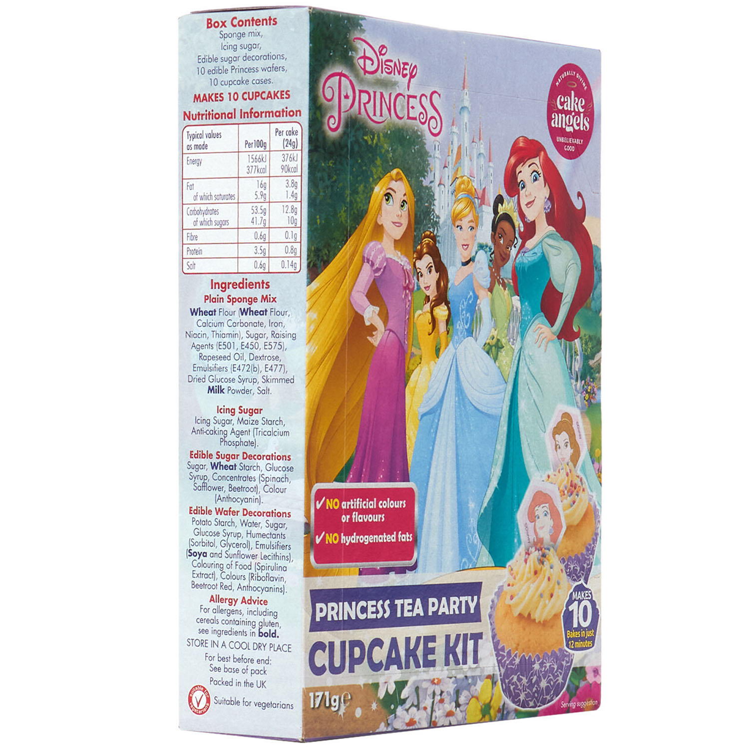 Disney Princess Purple Princess Tea Party Vanilla Cupcake Kit Image 2