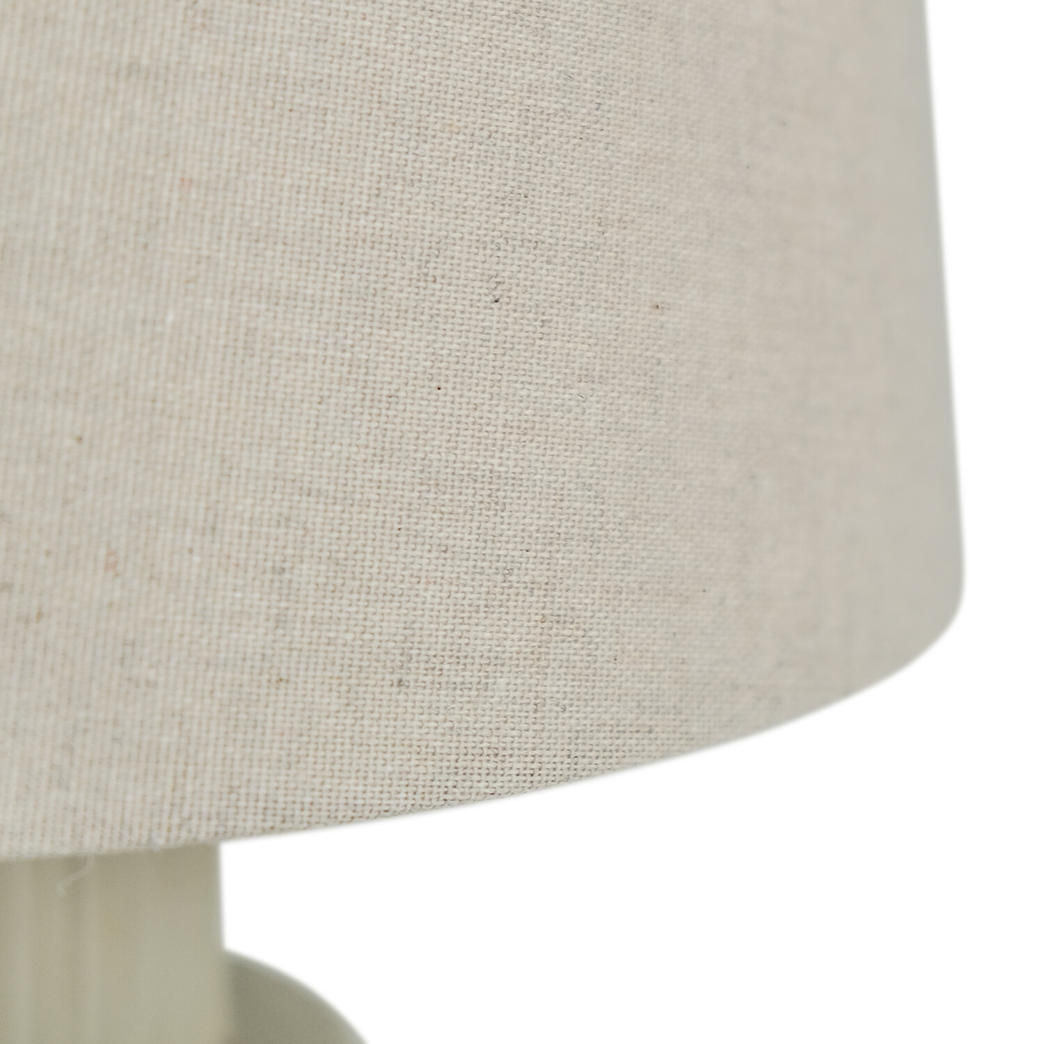 Creole Ceramic Table Lamp - Cream Image 9