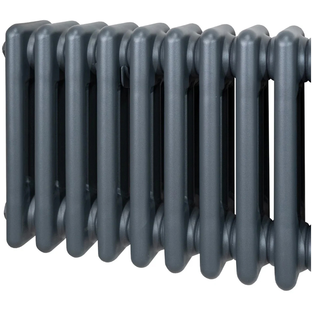 Monster Shop 3957 BTU Anthracite Grey Traditional 3 Column Radiator 1800 x 292mm Image 4