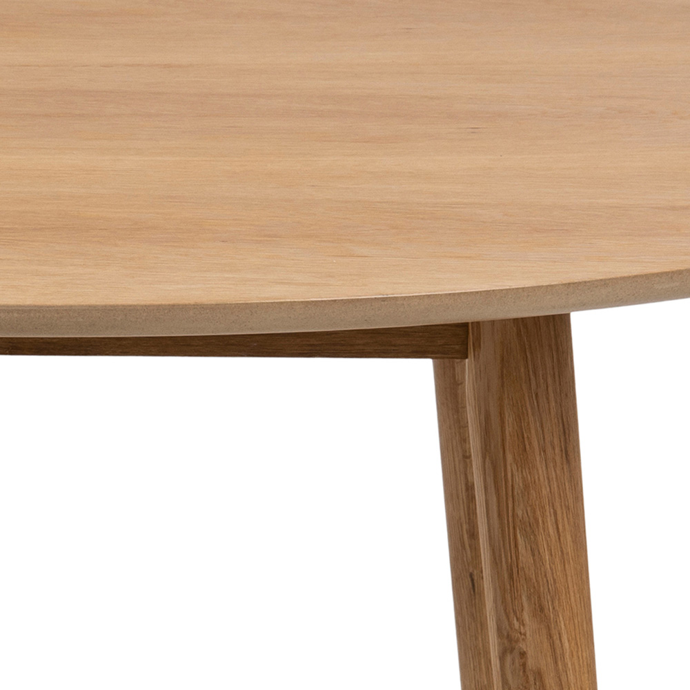 Furniture To Go Nagano Oak 4 Seater Round Dining Table Image 9