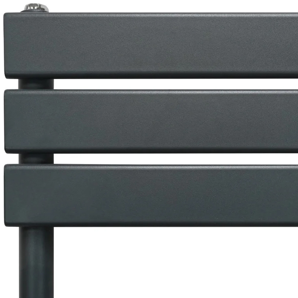 Monster Shop 2461BTU Anthracite Grey Flat Panel Towel Radiator 1200 x 600mm Image 4