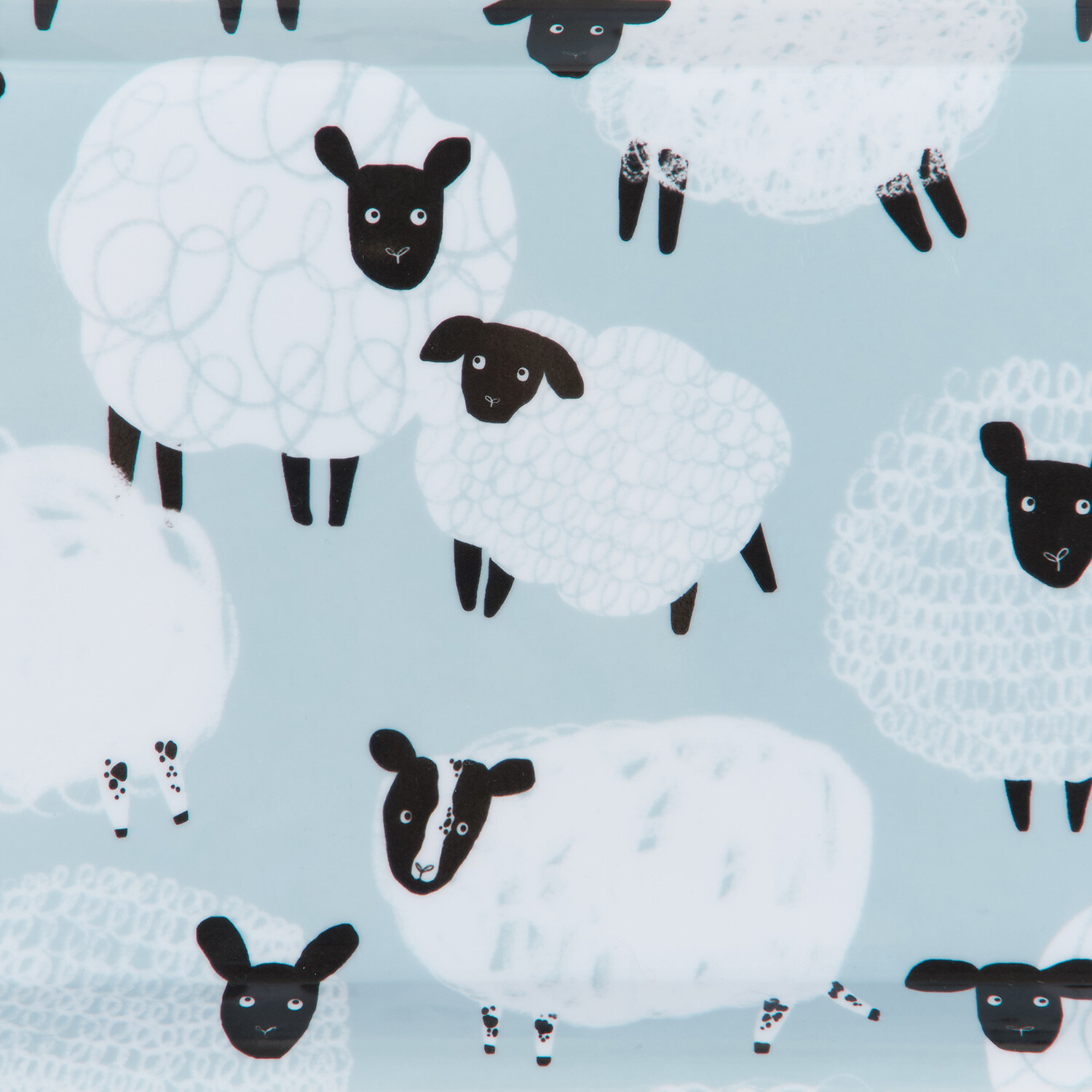 Highland Flock Small Sandwich Tray - Blue Image 3