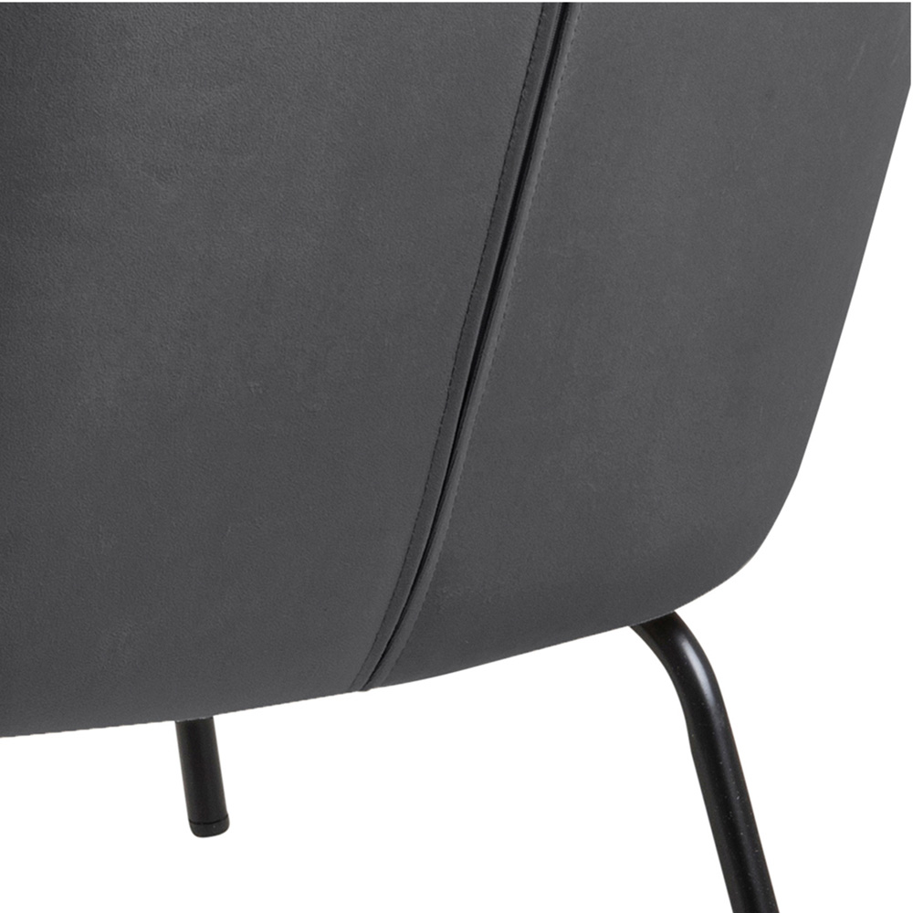 Furniture To Go Melissa Dark Grey Lounge Chair Image 7