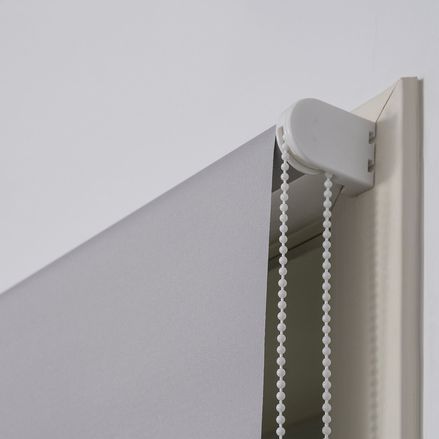 Plain Blackout Blinds - Pearl Grey / 120cm Image 3