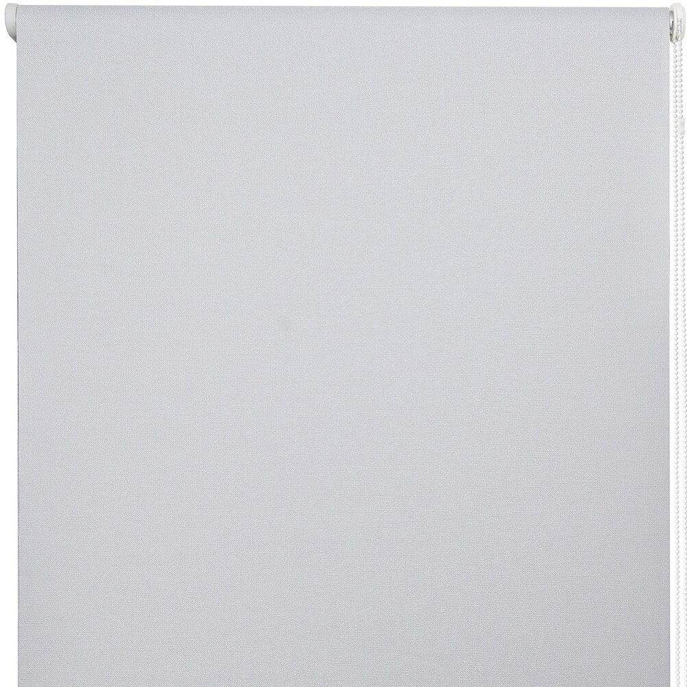 Textured Blackout Roller Blind - White / 120cm Image 3