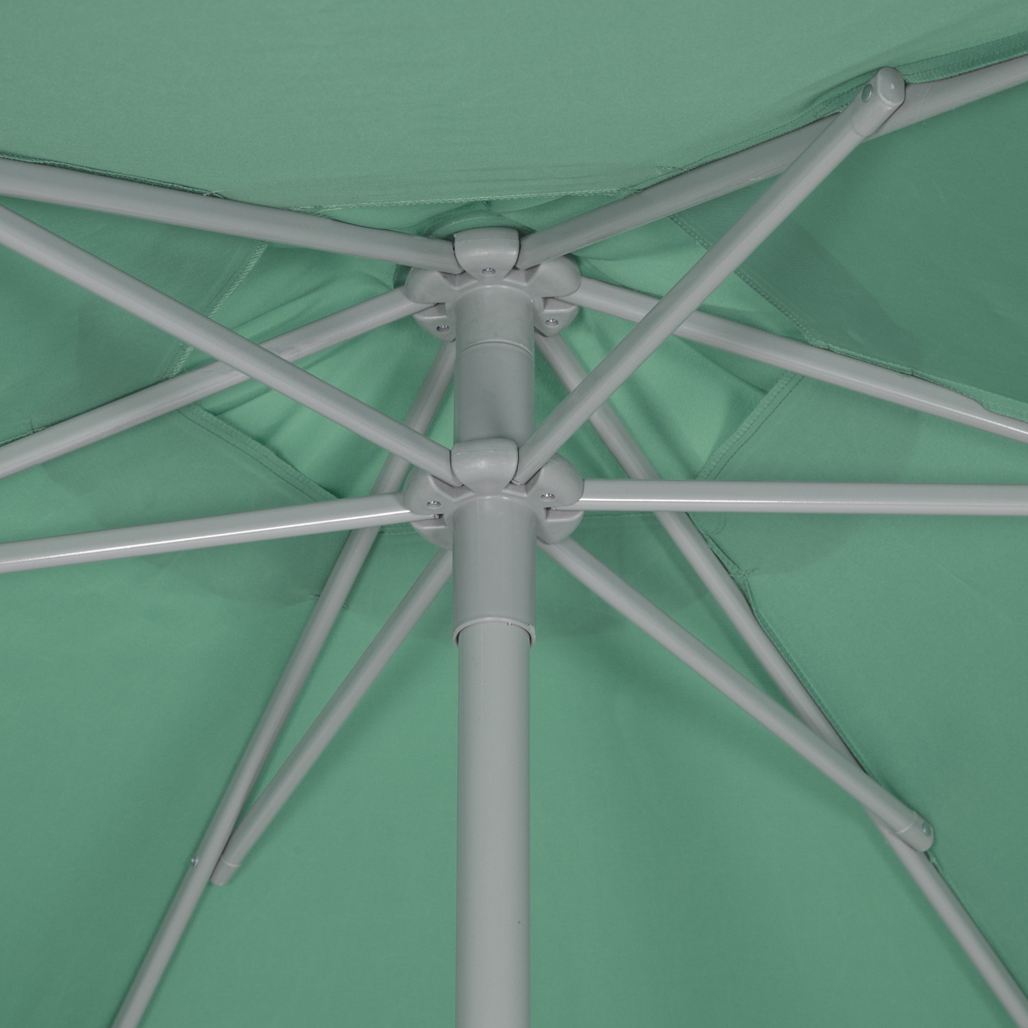 Outdoor Essentials Malibu Blue Aluminium Parasol 2m Image 2