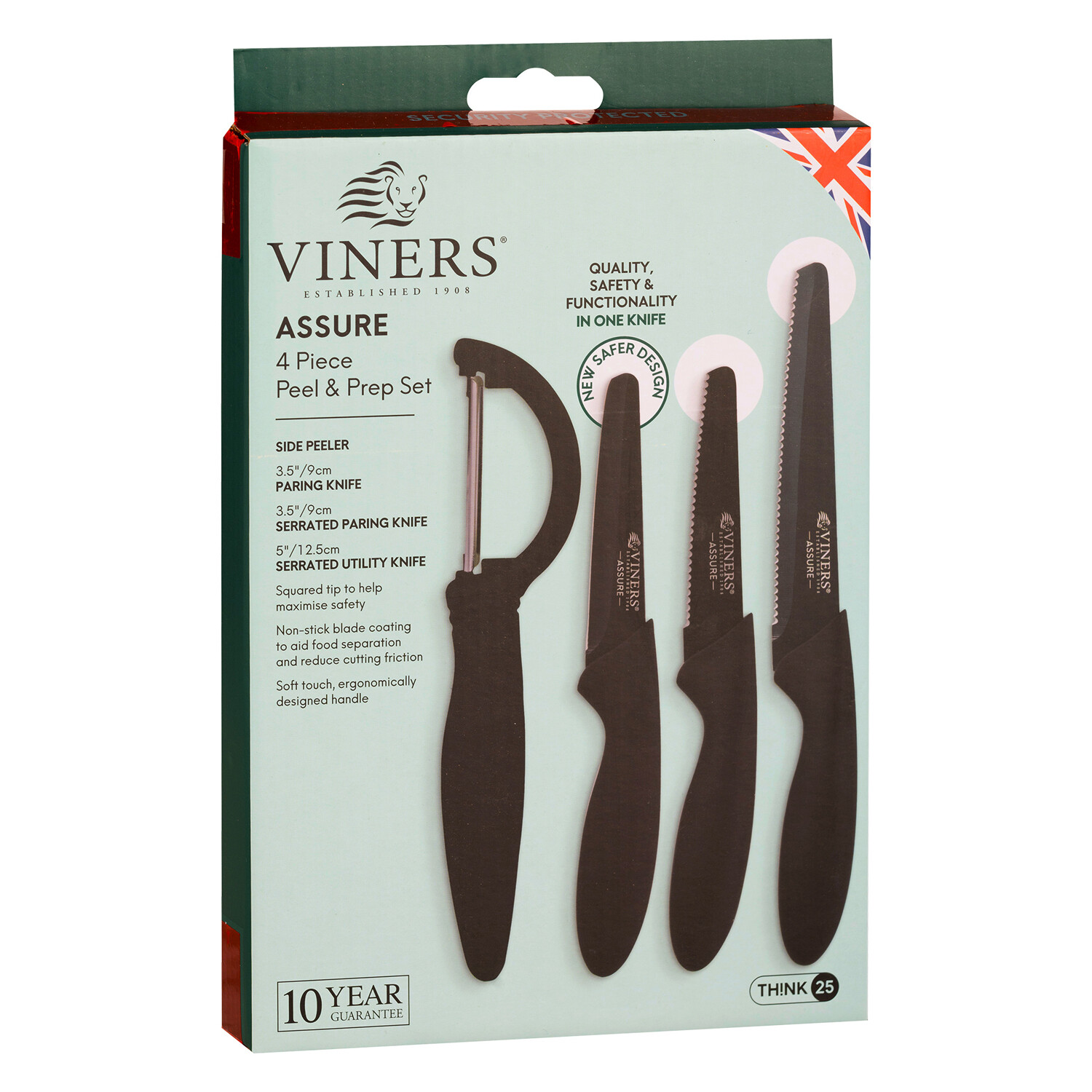 Assure 4 Piece Peel and Prep Set - Black Image 2
