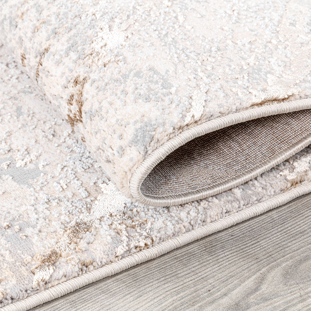 Sunset Lux Rug  - Silver / 160cm Image 3