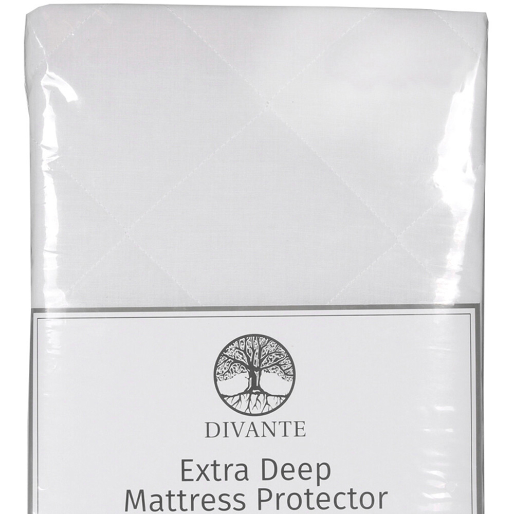 Divante Double White Extra Deep Mattress Protector Image 2