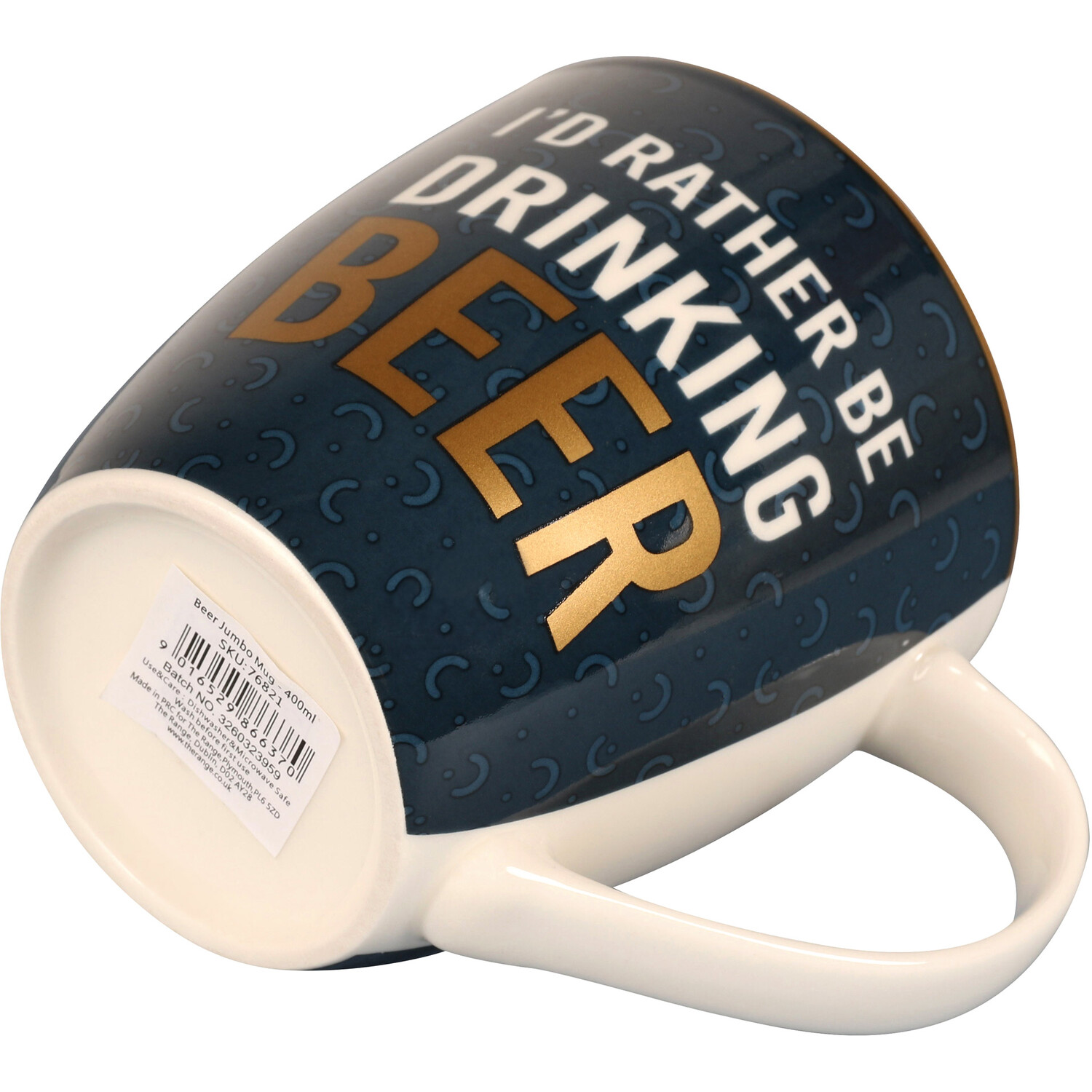 Beer Jumbo Mug - Navy Image 4