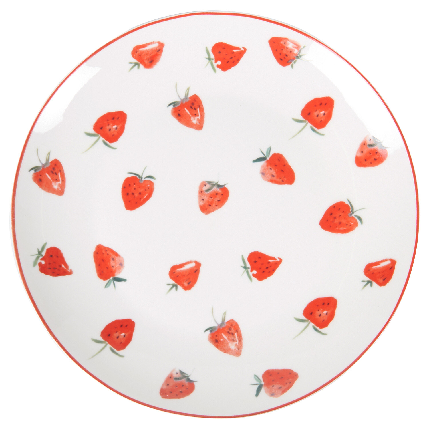 Patterned Summer Plate - White Image 4