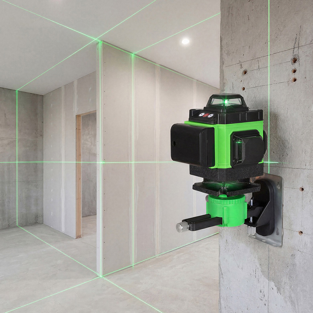 Traderight HW0308-UK Green 4D Cross Line Self-Levelling Laser with Tripod Image 4