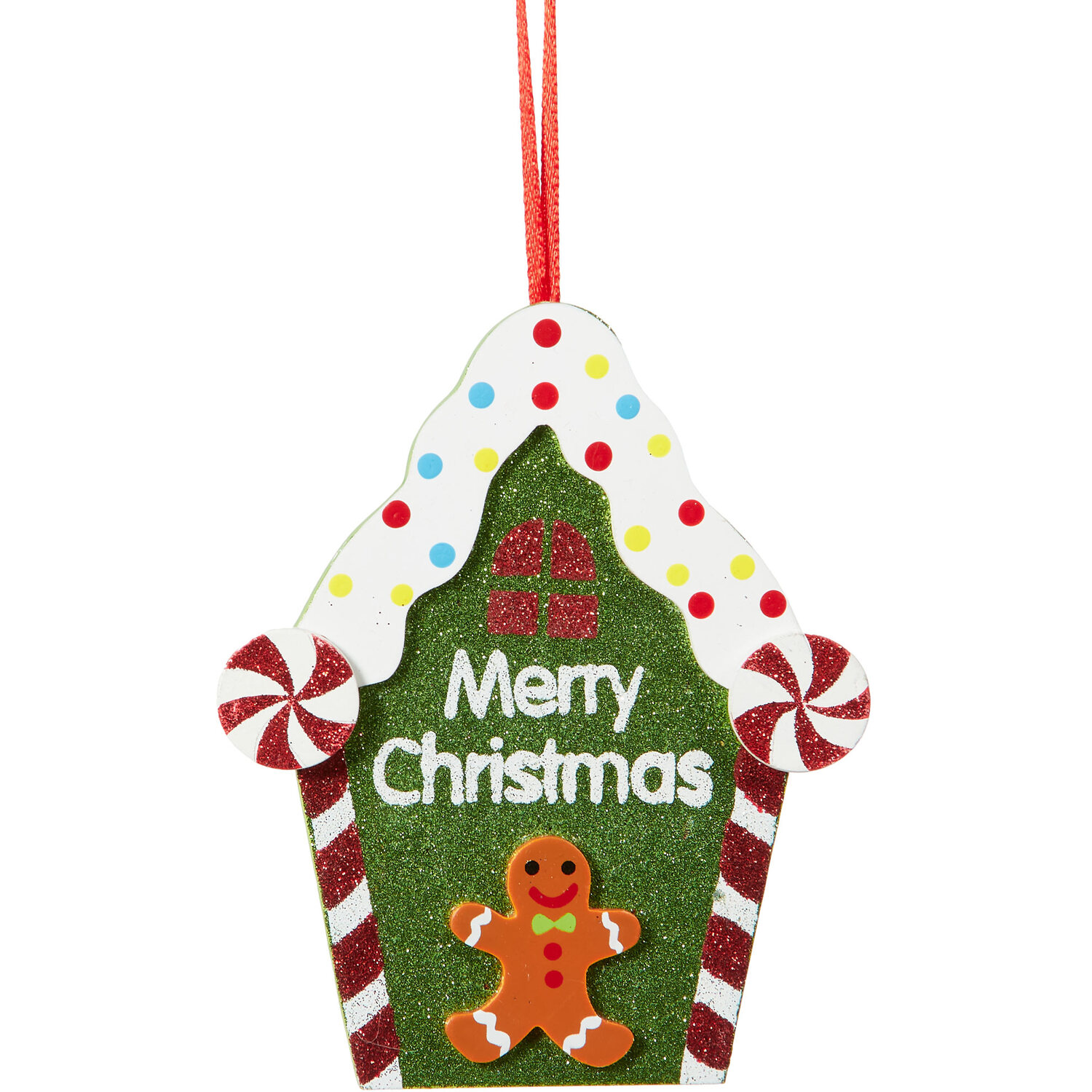 Hanging House Christmas Decoration Image 1