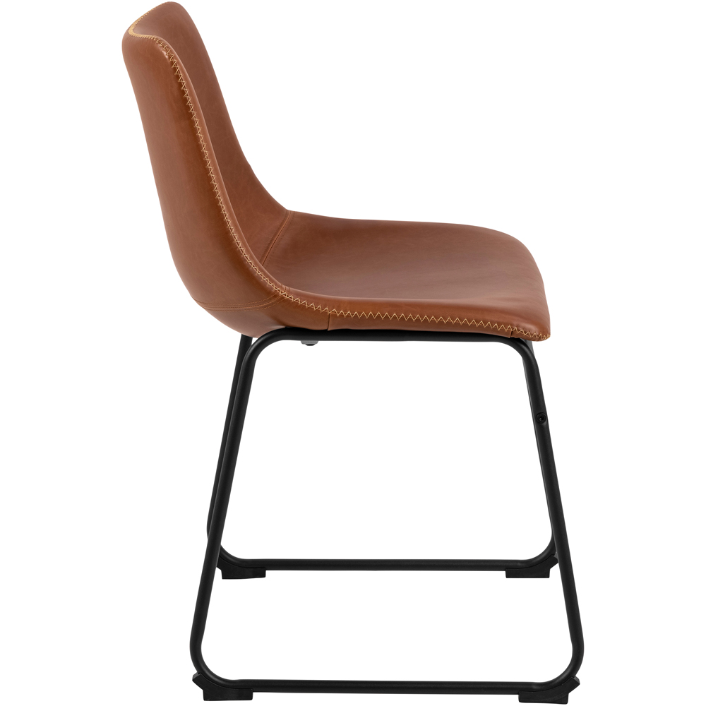 Florence Oregon Set of 2 Brown Dining Chair Image 4