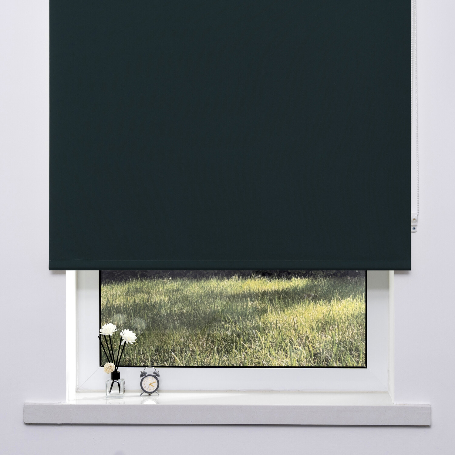 Plain Blackout Blinds - Dark Green / 180cm Image 2